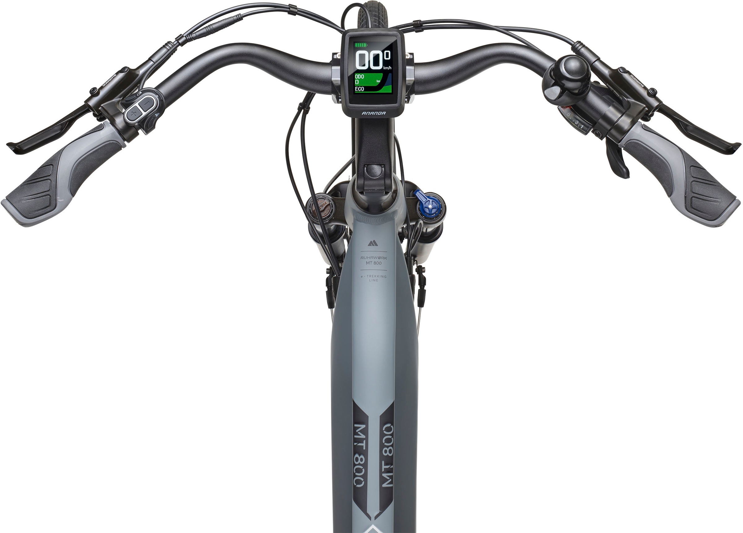 RUHRWERK E-Bike »MT800 Herren«, 8 Gang, Shimano, Acera, Mittelmotor 250 W, Pedelec, Elektrofahrrad für Herren