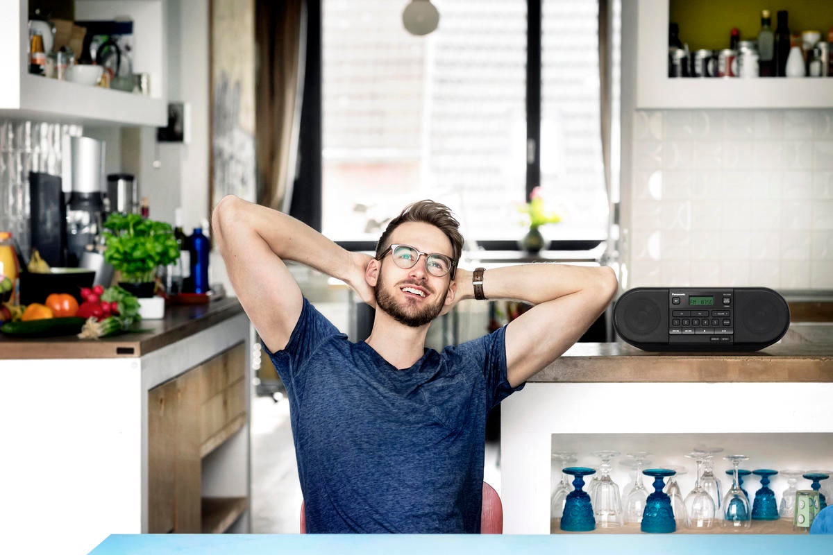 Panasonic Boombox »RX-D500EG-K CD-«, (FM-Tuner-UKW mit RDS 20 W)