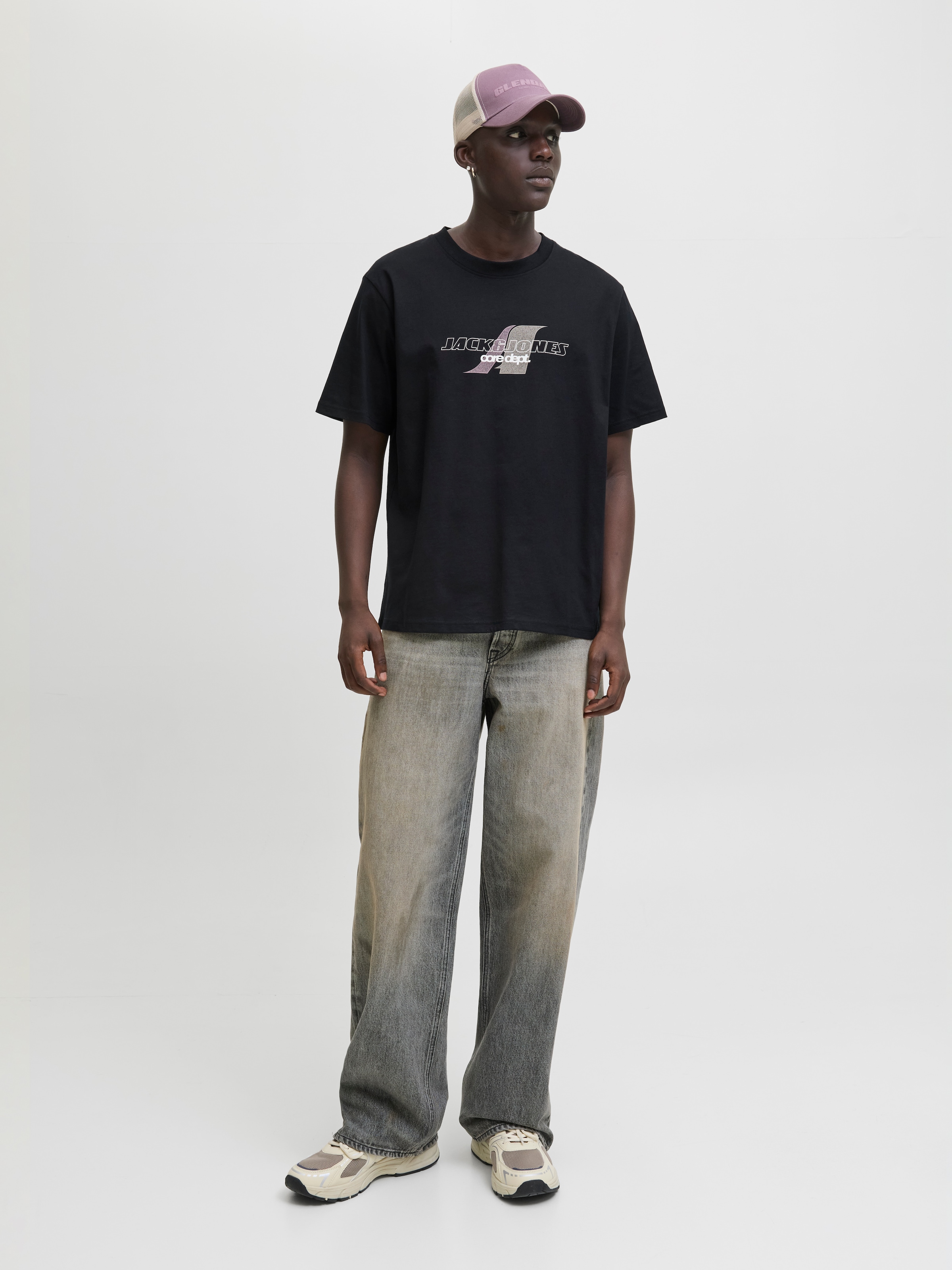 Jack & Jones T-Shirt »JCOTIER FRONT PRINT TEE SS CREW NECK«