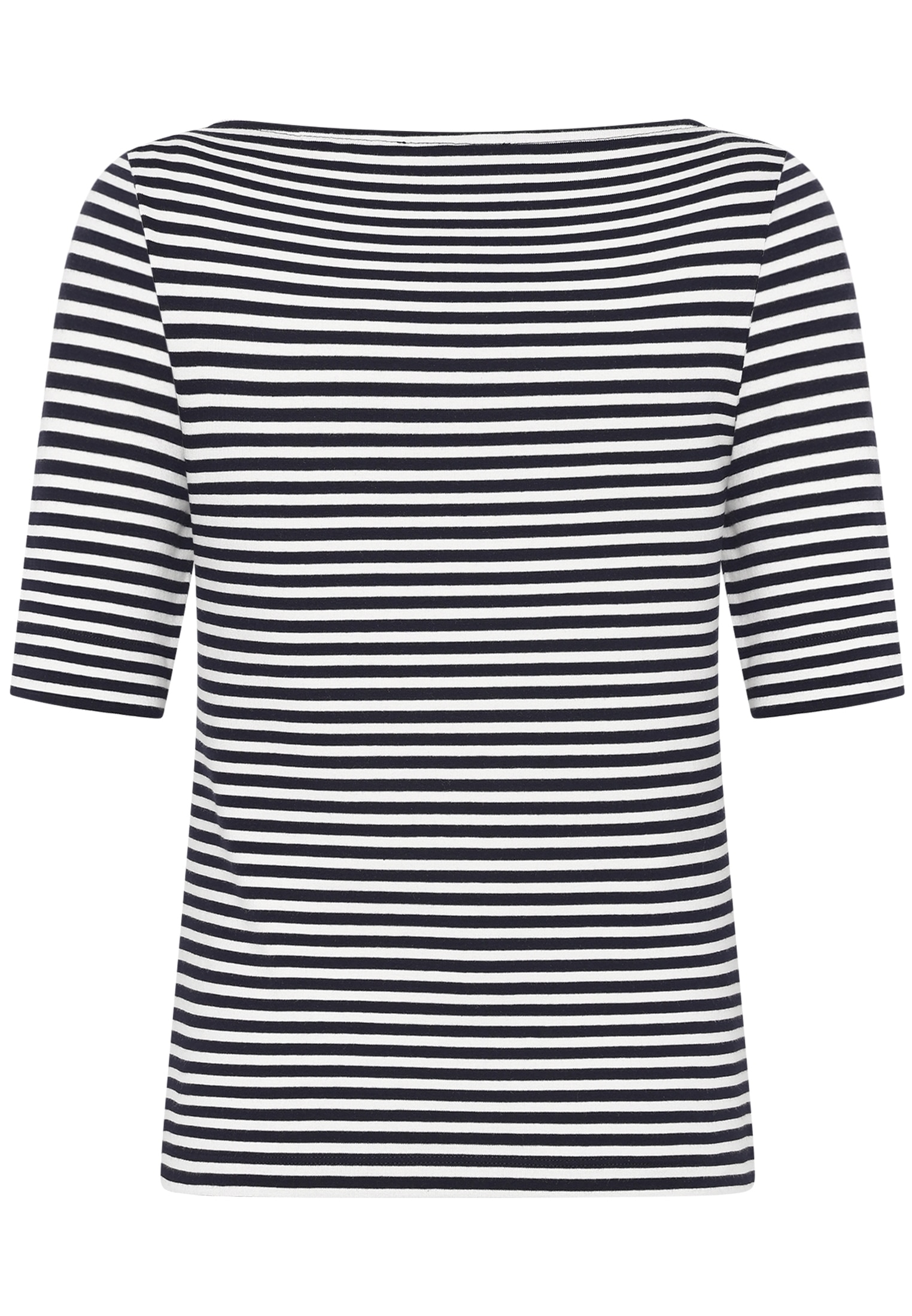 Zero Rundhalsshirt »Ringelshirt mit U-Boot Ausschnitt«