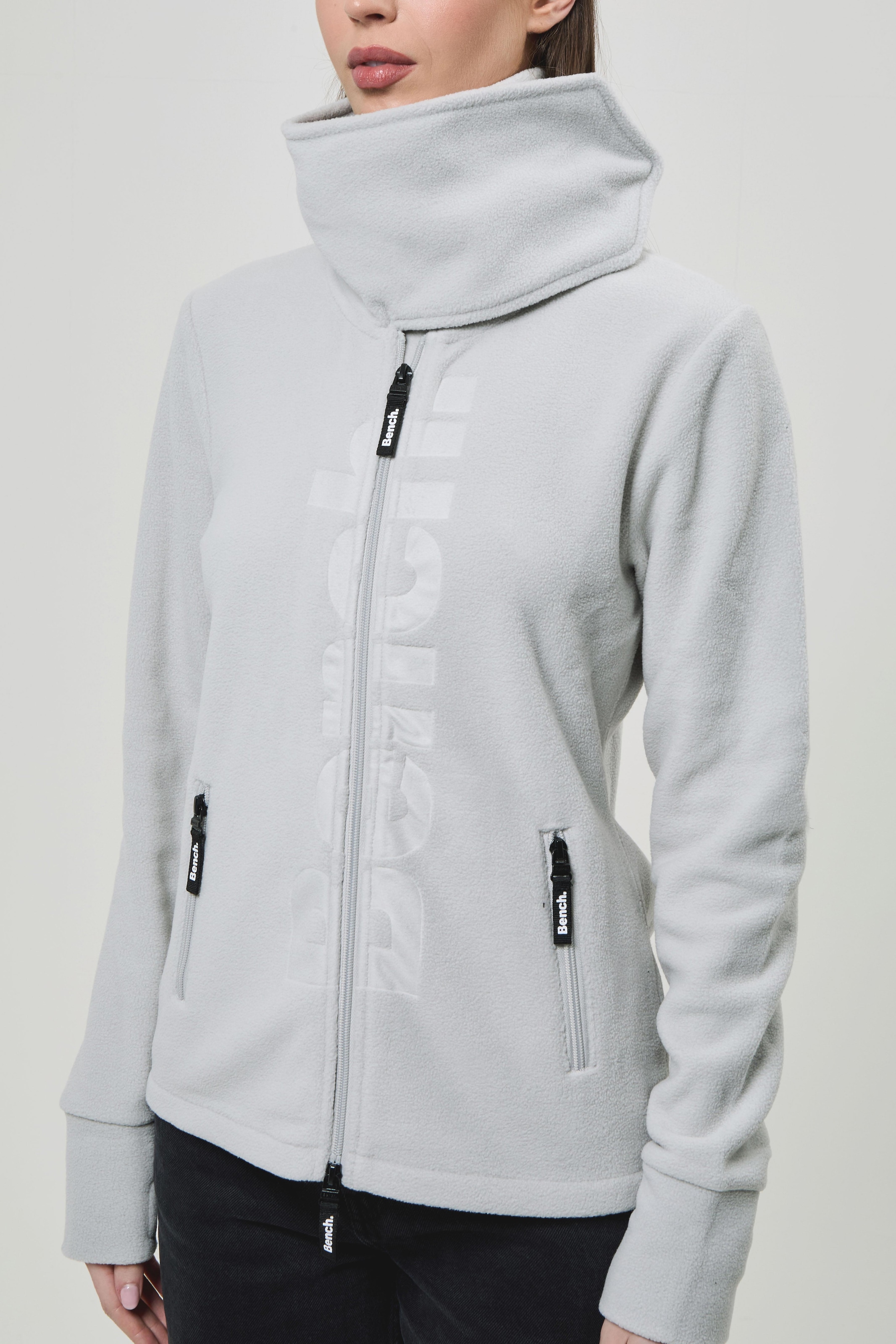 Bench. Fleecejacke »FINISH«, mit Logodruck