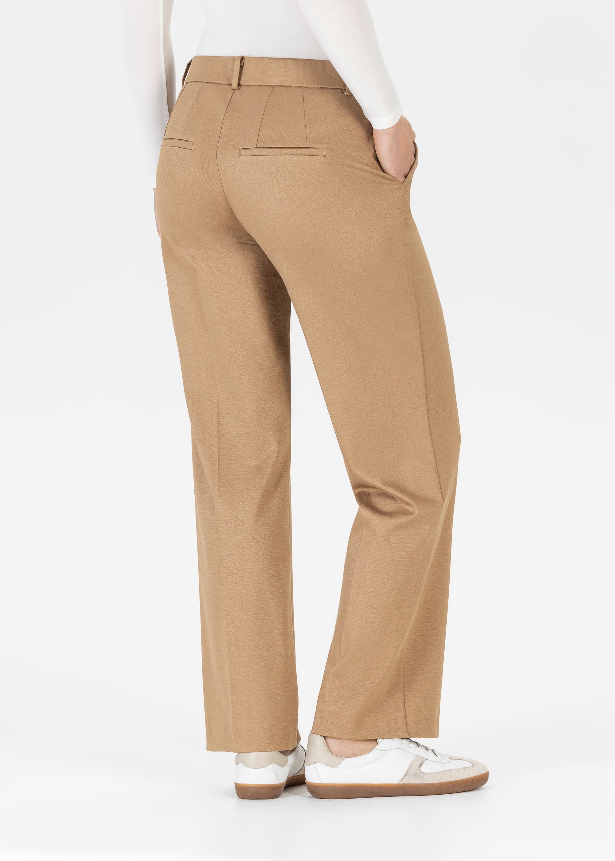 Stehmann Jerseyhose »Fenja«, im Straight Fit, mit Bügelfalte