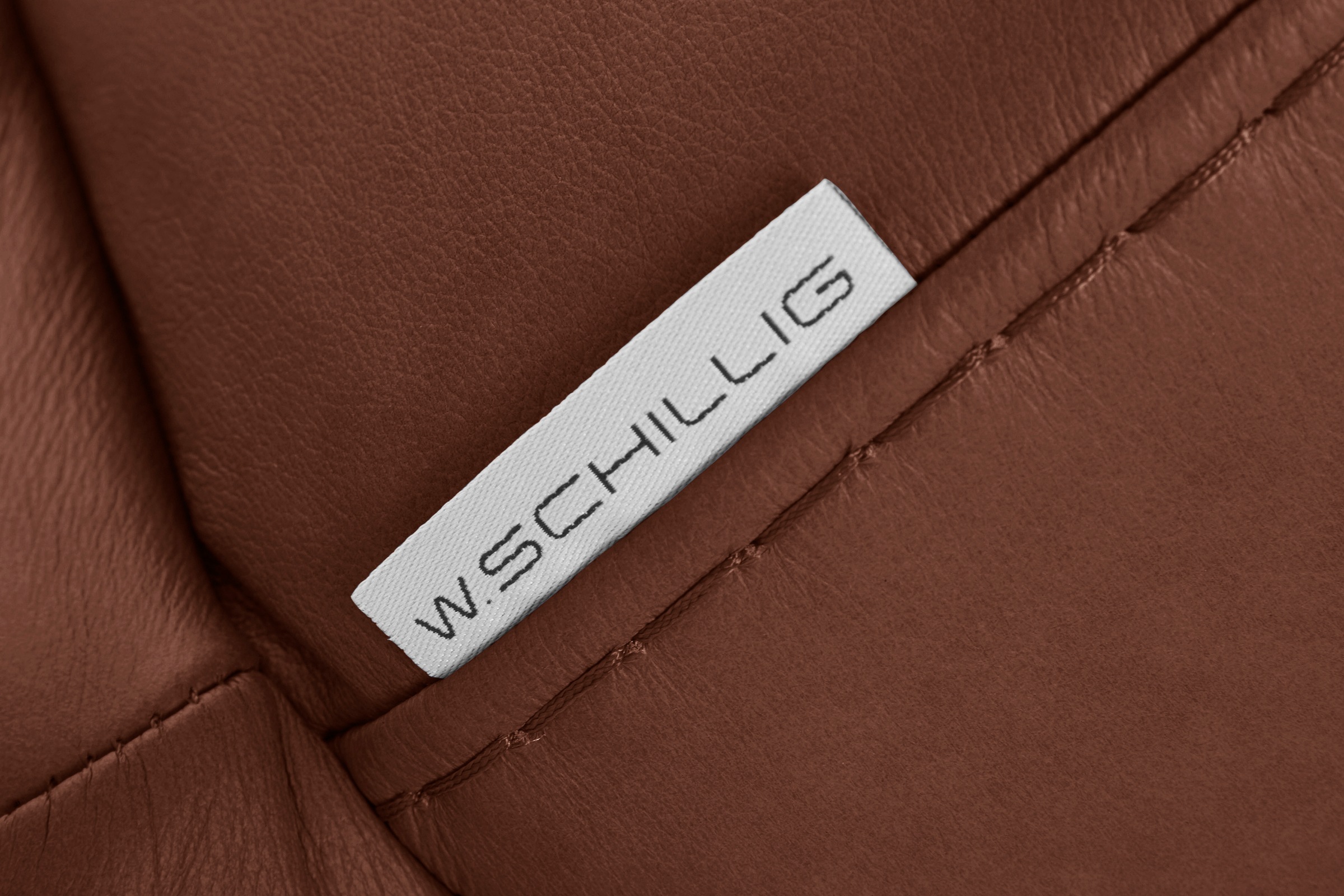 W.SCHILLIG 2,5-Sitzer »montanaa«, mit Metallfüßen in Silber matt, Breite 212 cm