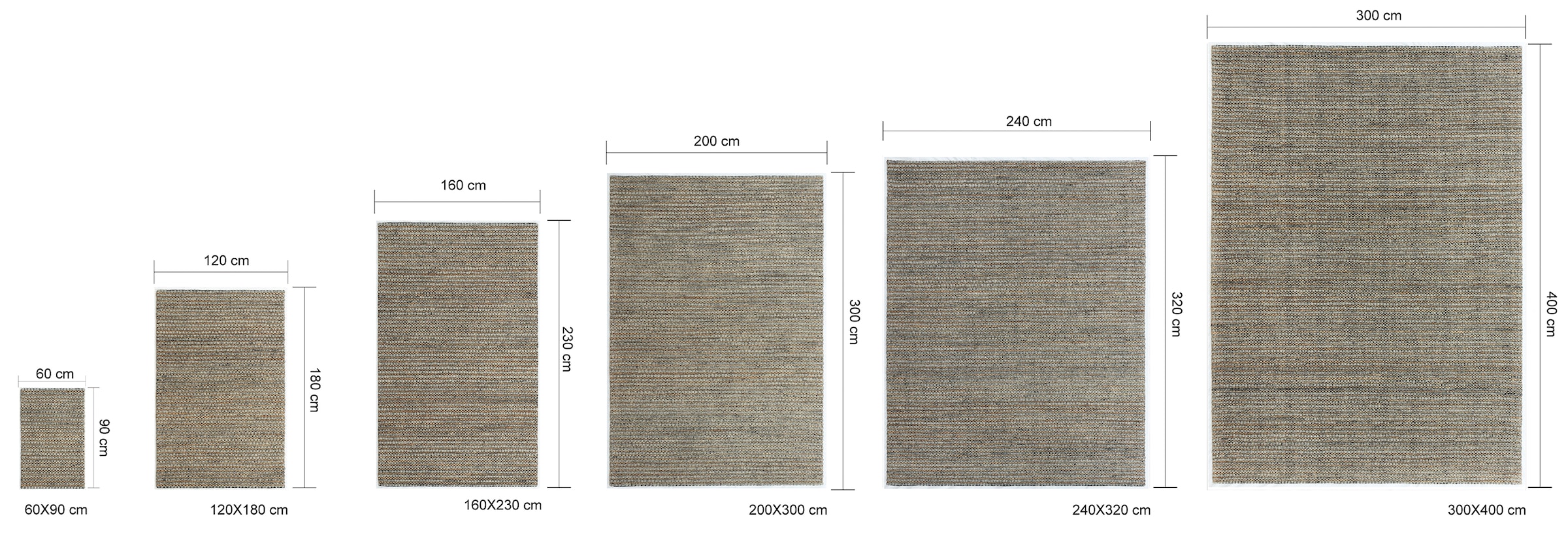 OTTO home Wollteppich »Leevy, Wolle und Jute, handgewebt, Handweb Teppiche« rechteckig 25 mm Höhe schöne Streifenoptik, Wohnzimmer, Schlafzimmer, Esszimmer