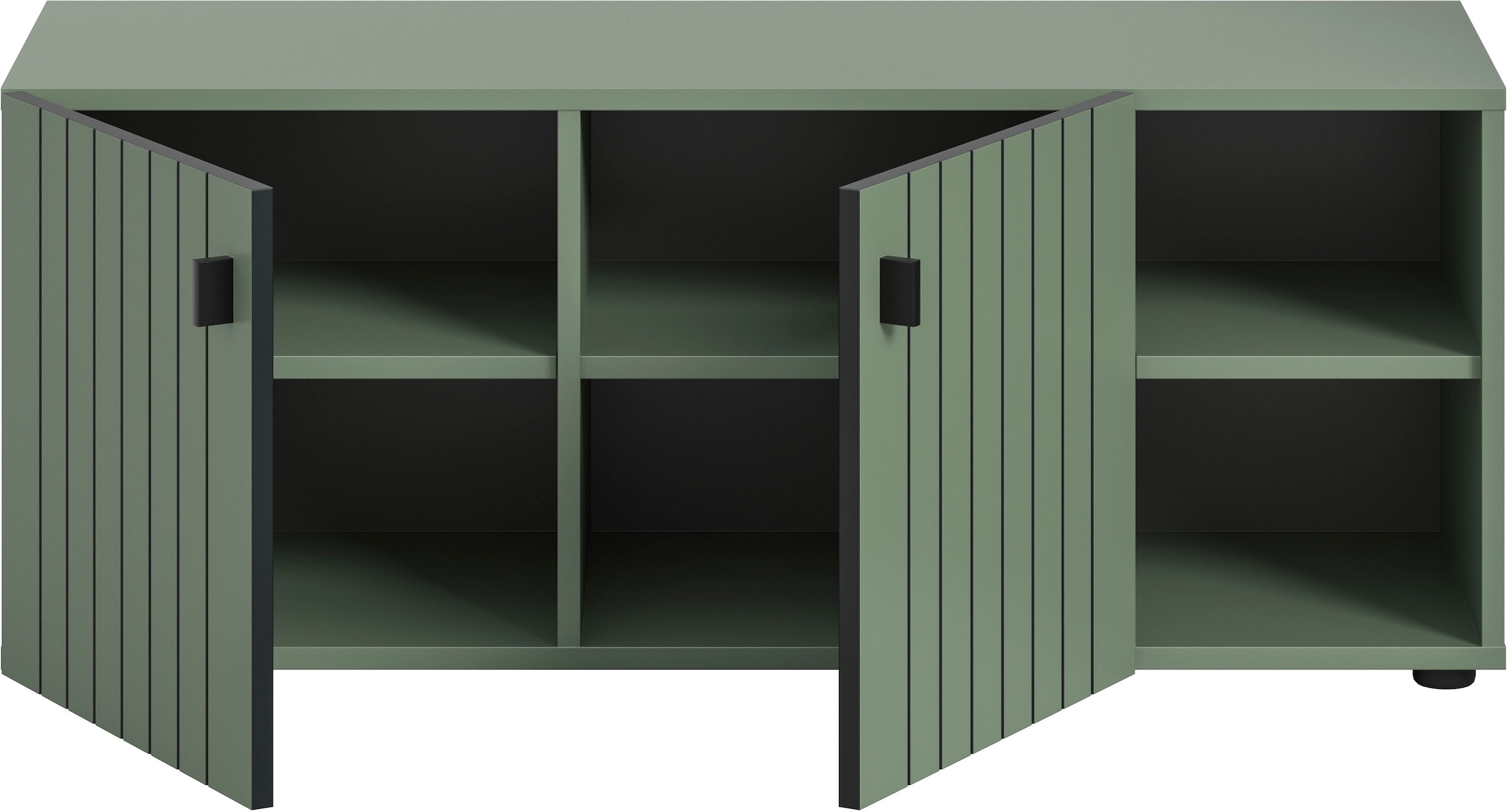 INOSIGN Sitzbank »TATIO, 106x43x37 cm, 2 Türen, 2 offene Fächer« Sitzbank und Sitzkissen, 