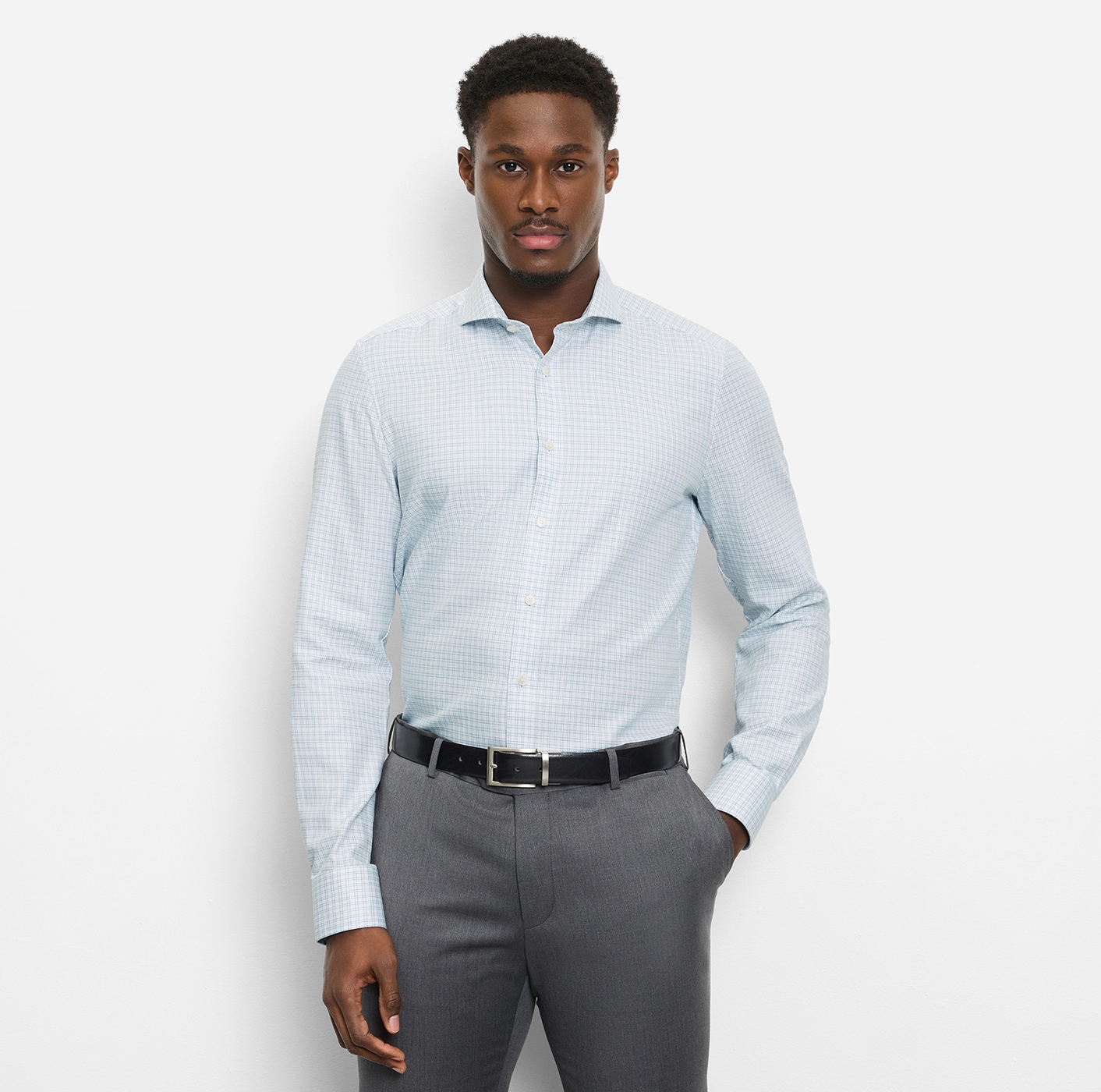 OLYMP Langarmhemd »Level 5« Body fit, Haifischkragen, Businesshemd