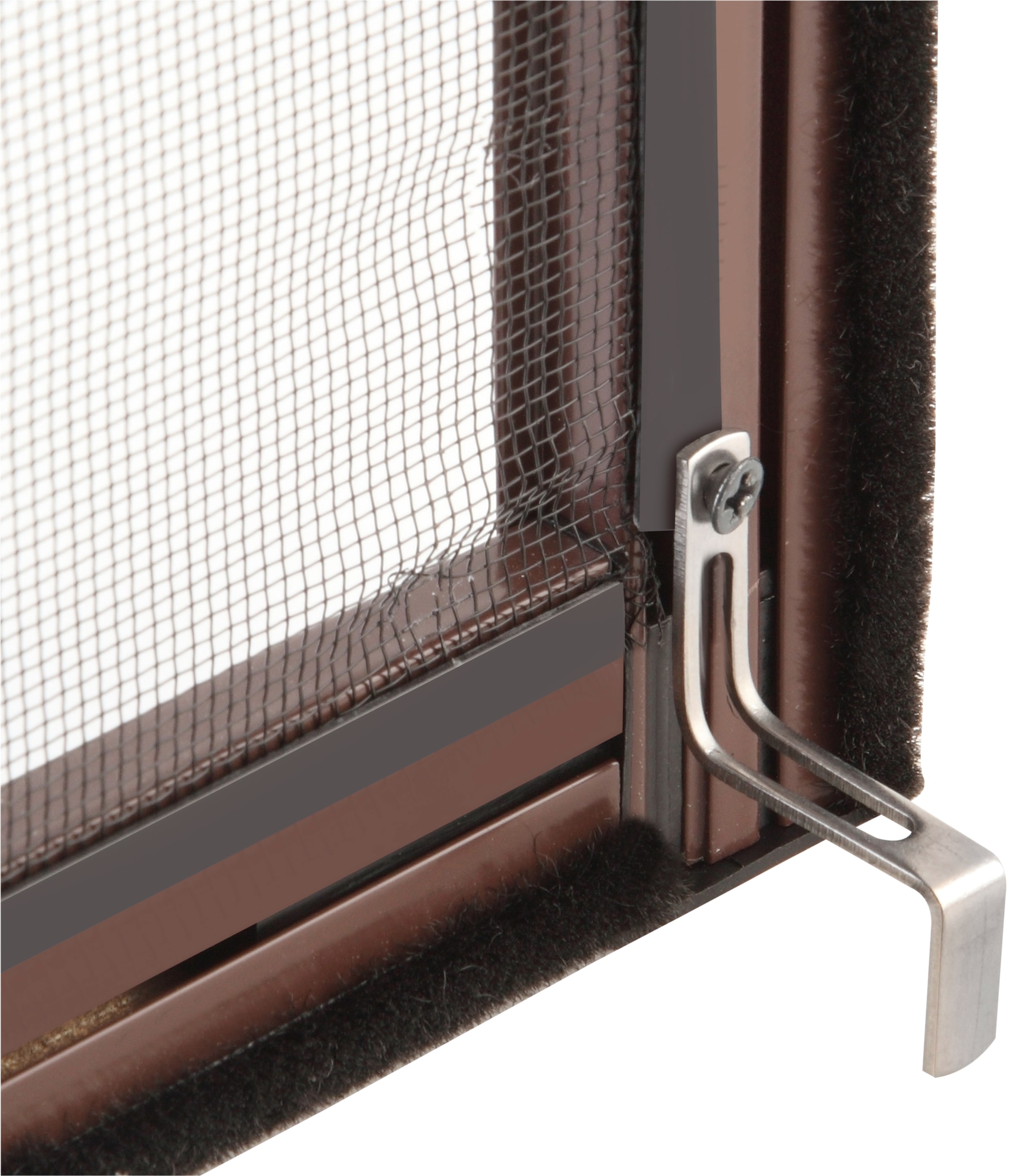 hecht international Insektenschutz-Fensterrahmen »MASTER SLIM XL«, braun/anthrazit, BxH: 130x220 cm