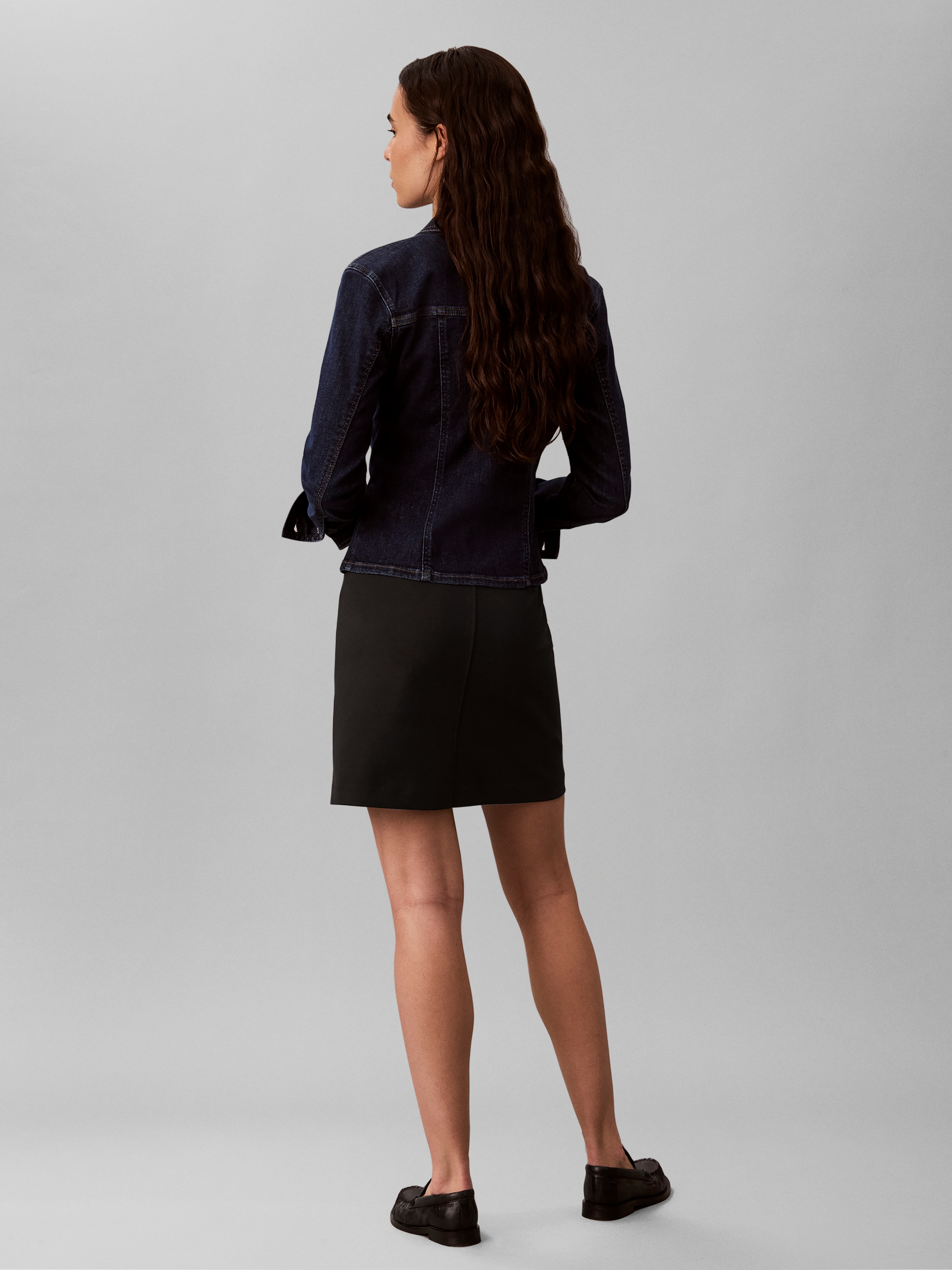 Calvin Klein Minirock »Ponte Logo Mini Skirt« Regular fit, Logoschriftzug