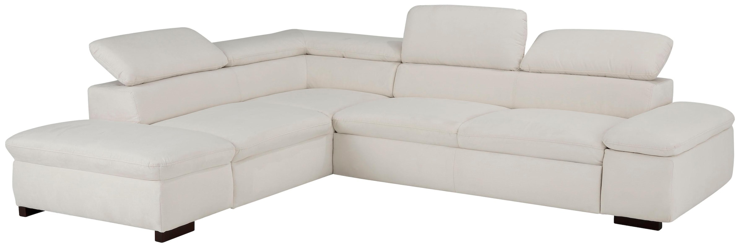 Home affaire Ecksofa »Alberto L-Form« mit Kopfteilverstellung, wahlweise mit Bettfunktion