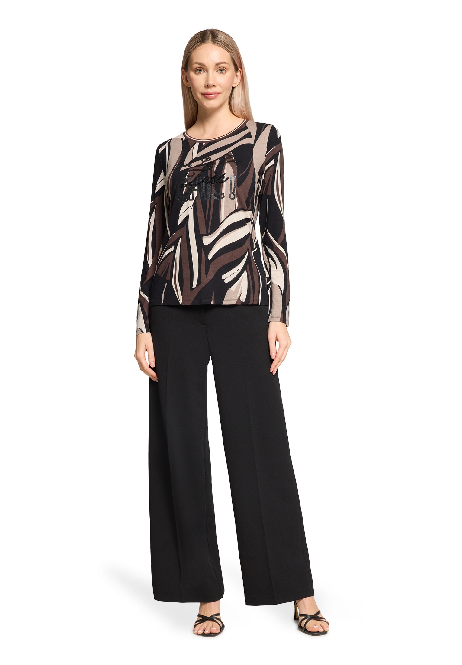 Betty Barclay Rundhalsshirt »Basic Shirt mit Rippbündchen«