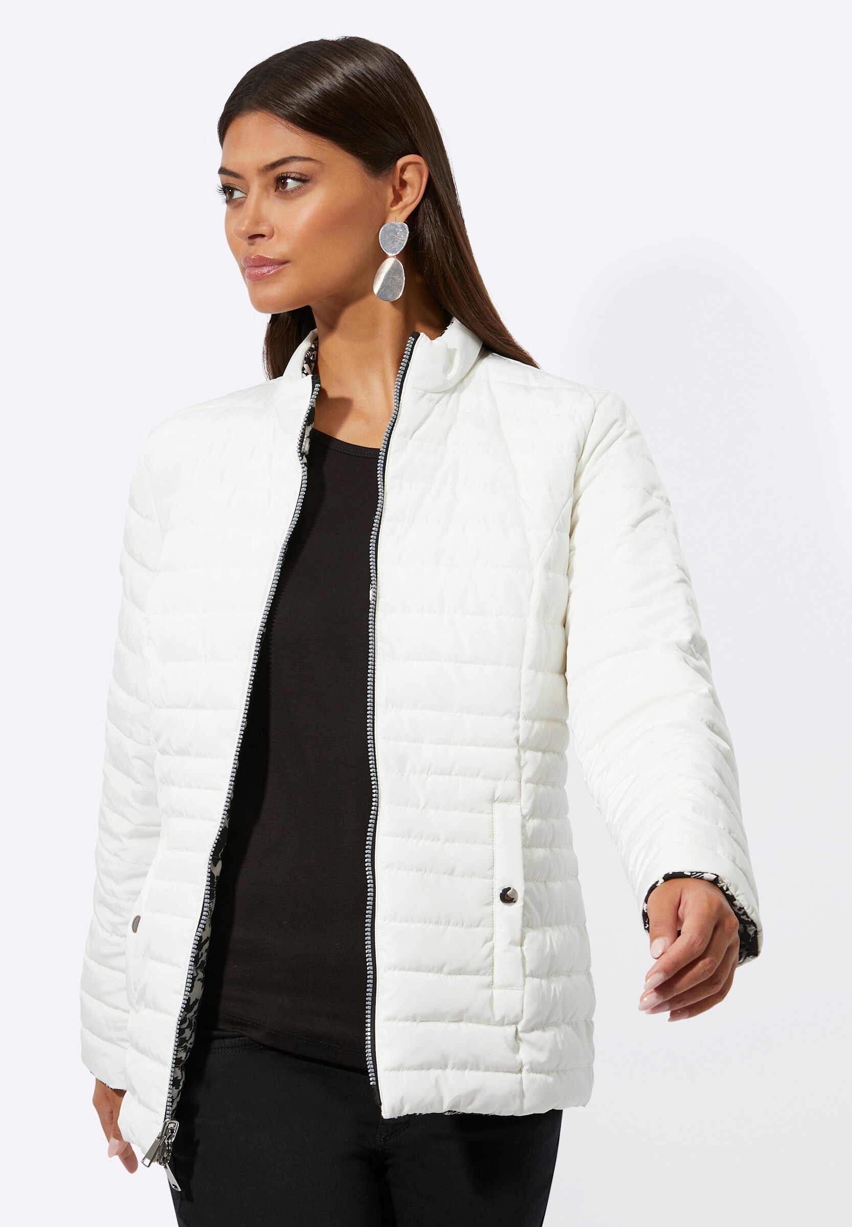 creation L Steppjacke »Wendejacke Wendejacke mit innovativer Füllung« ohne Kapuze