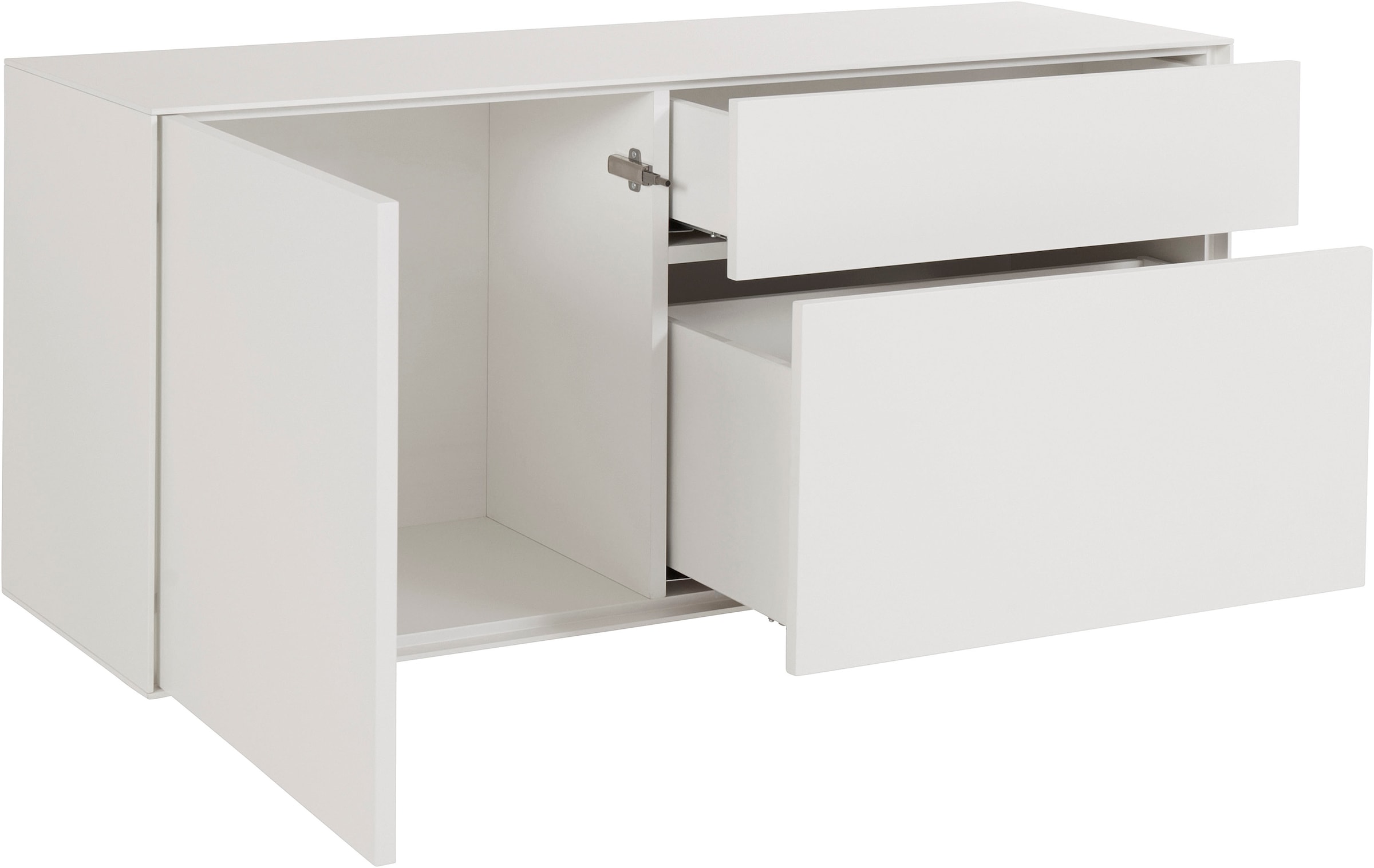 LeGer Home by Lena Gercke Lowboard »Essentials«, Breite: 127 cm, MDF lackiert, Push-to-open-Funktion