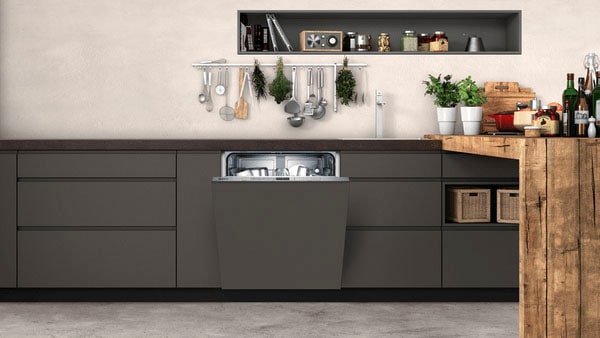 NEFF vollintegrierbarer Geschirrspüler N 30 »S153ITX00E«, 12 Maßgedecke, Info Light: projizierter Punkt während des Betriebs