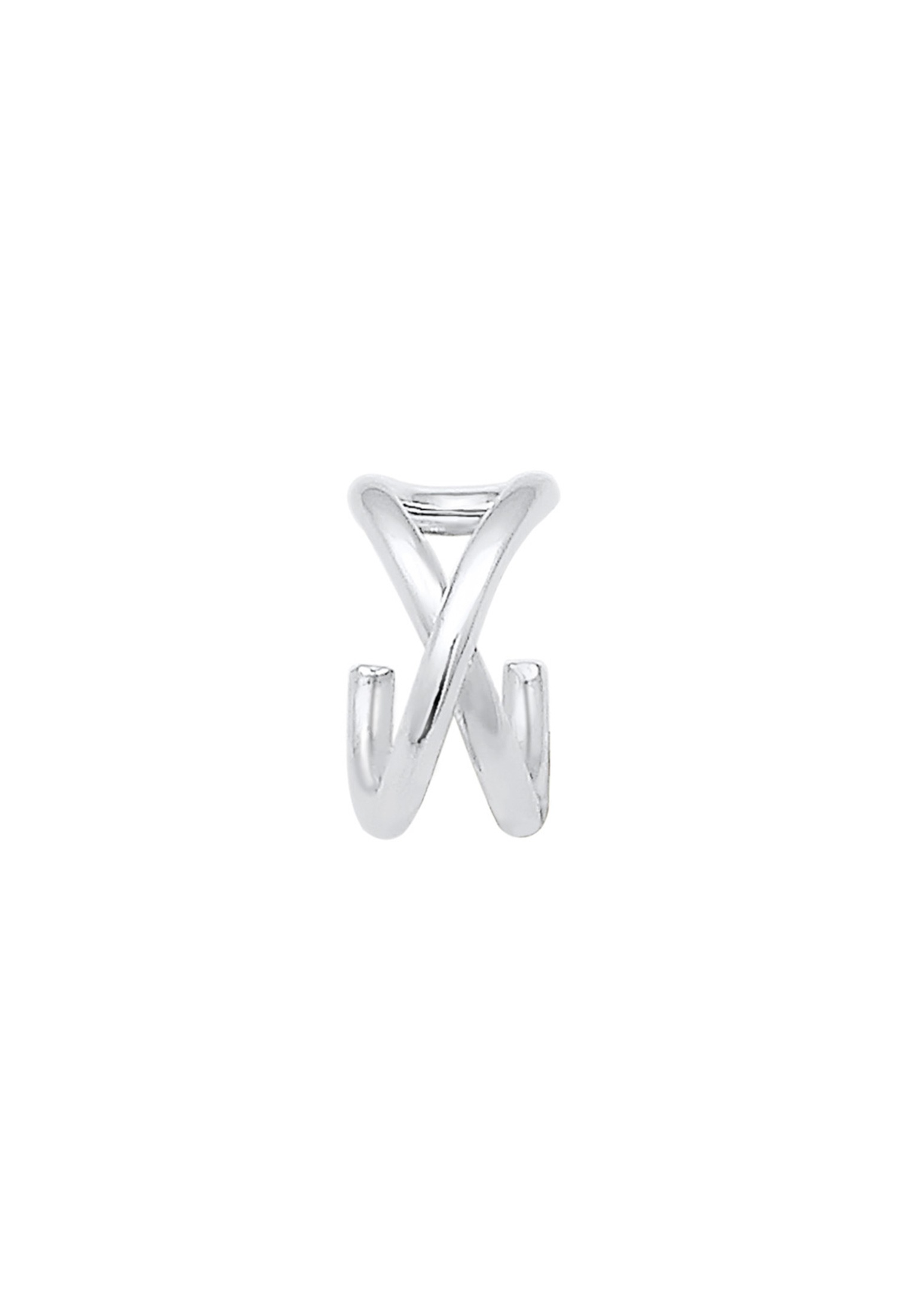 Elli Ohrklemme »Ohrringe Earcuff Single Geo Basic Minimal Trend 925 Silber«