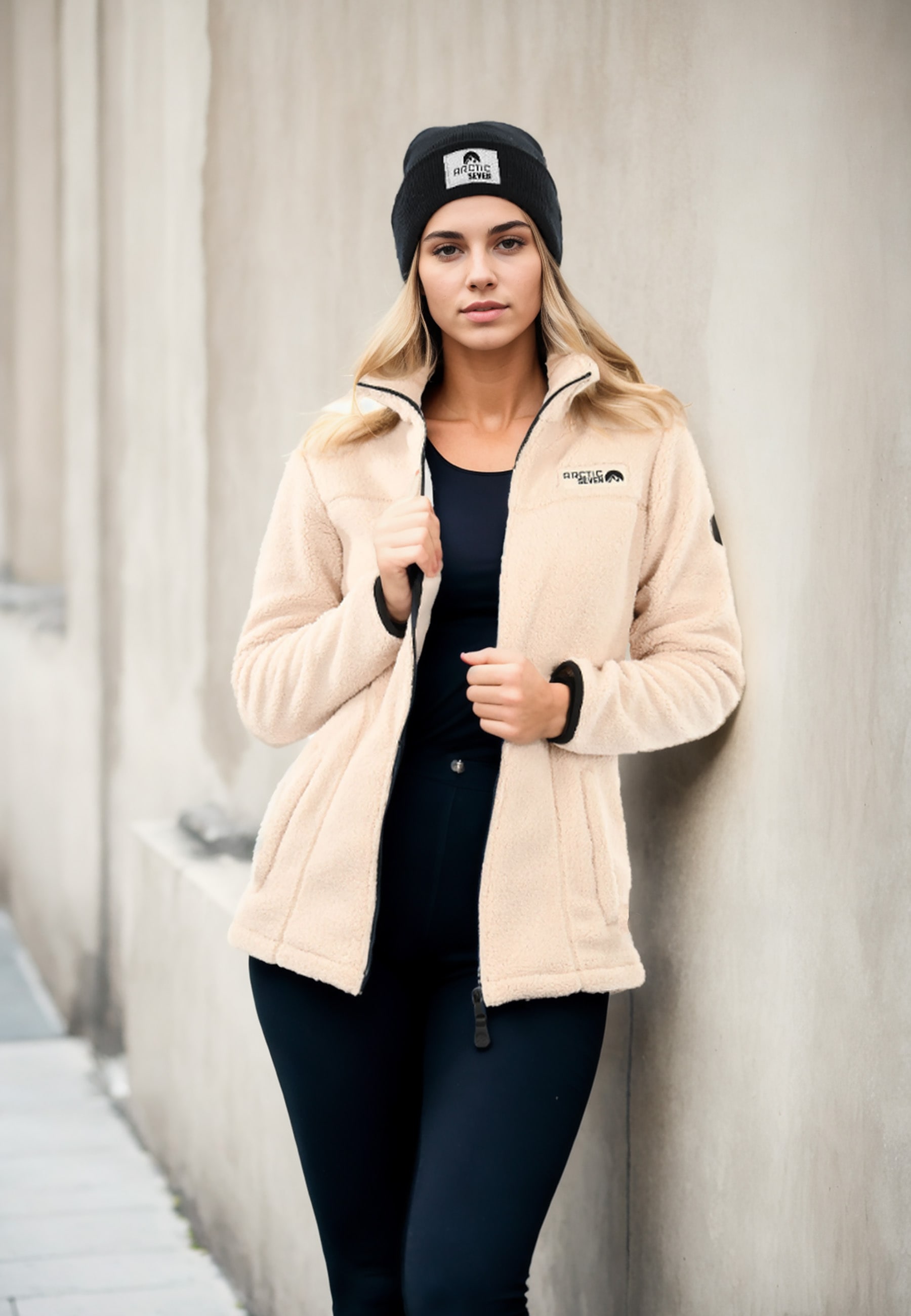 Arctic Seven Fleecejacke »Arctic Seven Damen Sherpa Fleecejacke AS416«