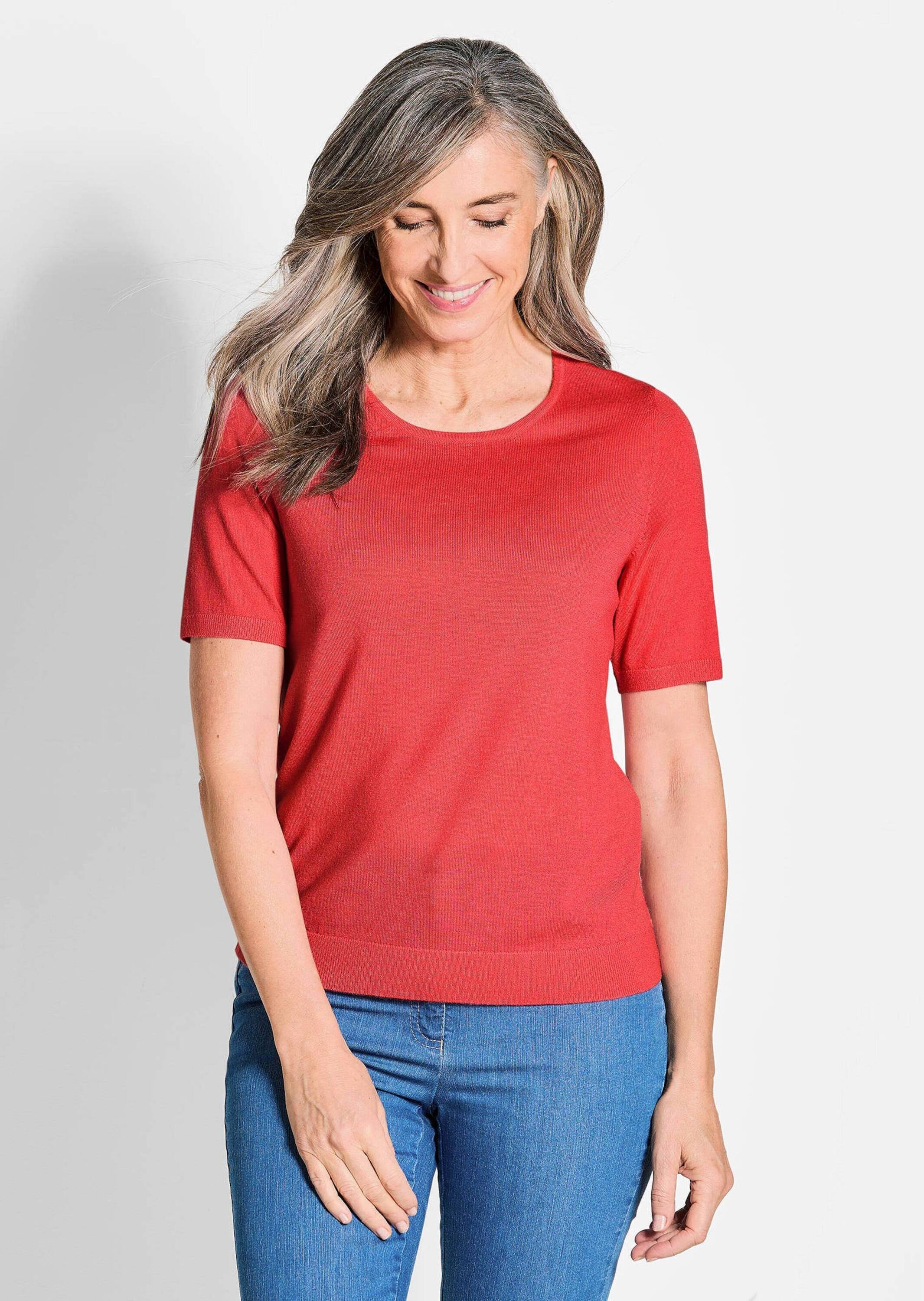 GOLDNER Strickpullover »Strickpullover« Rippenbündchen