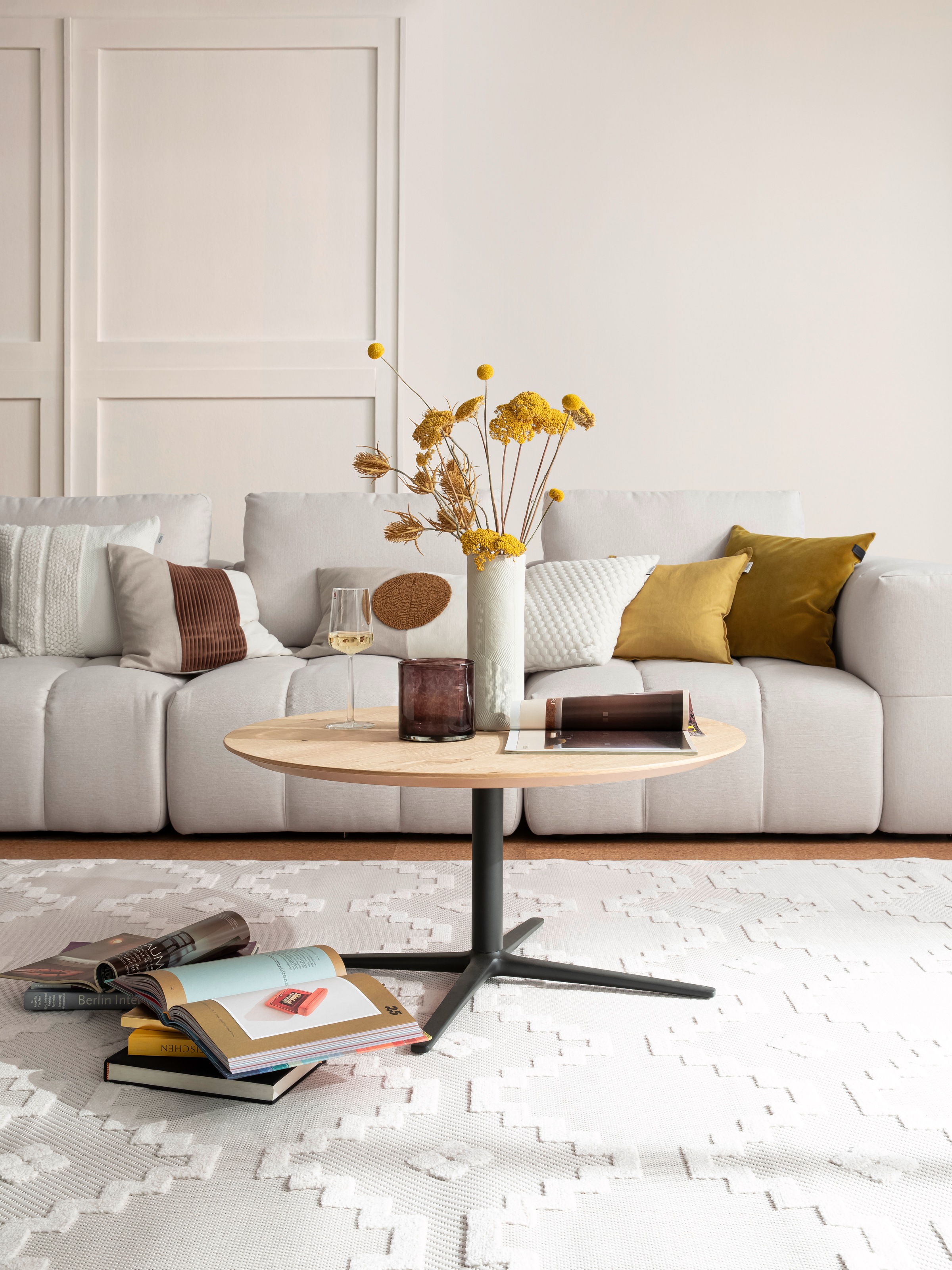 SCHÖNER WOHNEN-Kollektion Teppich »Summer 6352« rechteckig 6 mm Höhe In- und Outdoor geeignet, Hoch Tief Struktur, Robuster Teppich