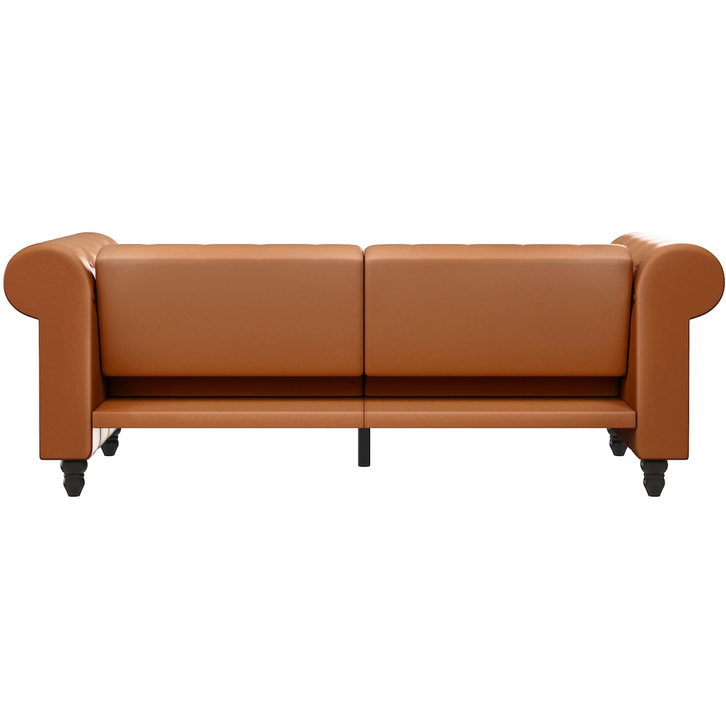 Dorel Home 3-Sitzer »Felix, Schlafsofa 236 cm, (Liegefläche 108x190cm), Rückenlehne«