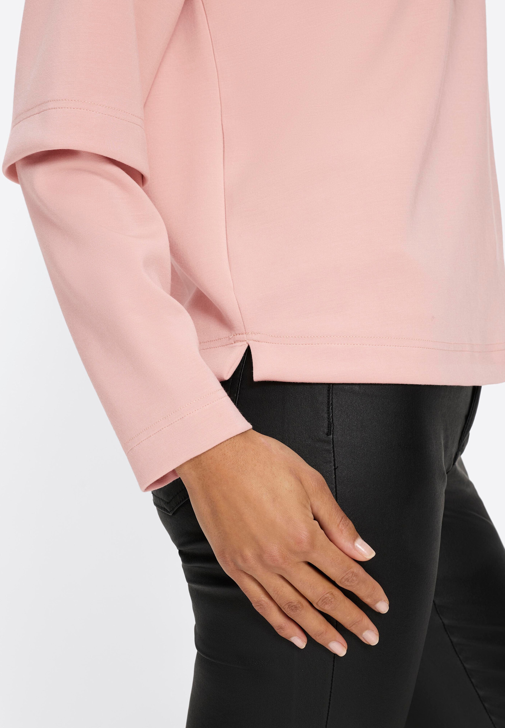 heine Sweatshirt »Sweatshirt Sweatshirt in 2-in-1-Optik«

