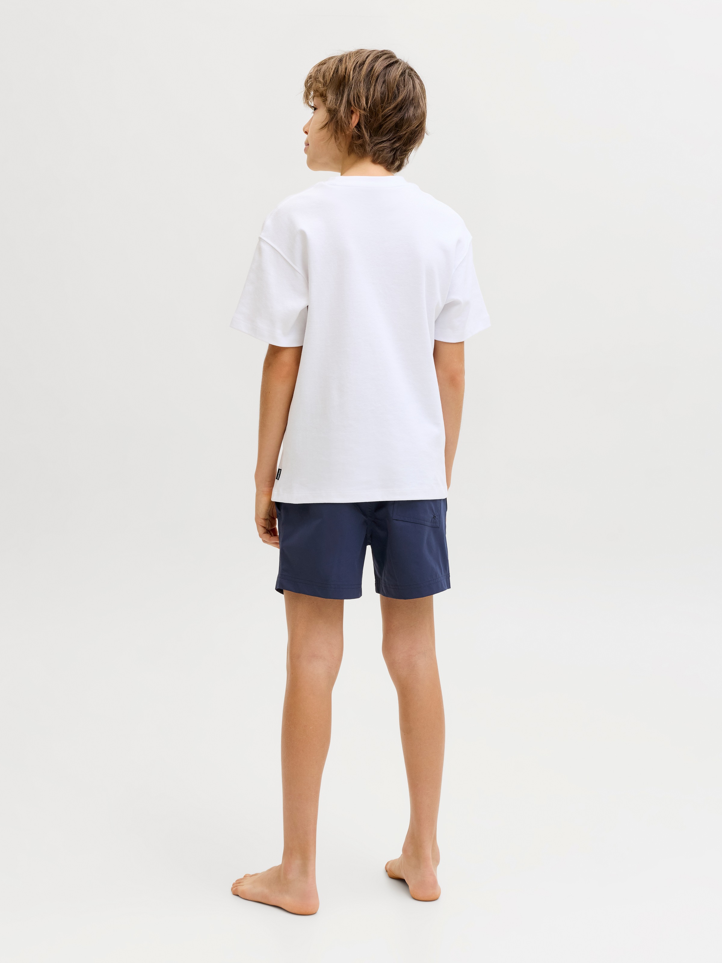 Jack & Jones Junior Badeshorts »JPSTMAUI SURF DOUBLE WB SWIMSHORT SN JNR« mit Logobund und Kordelzug