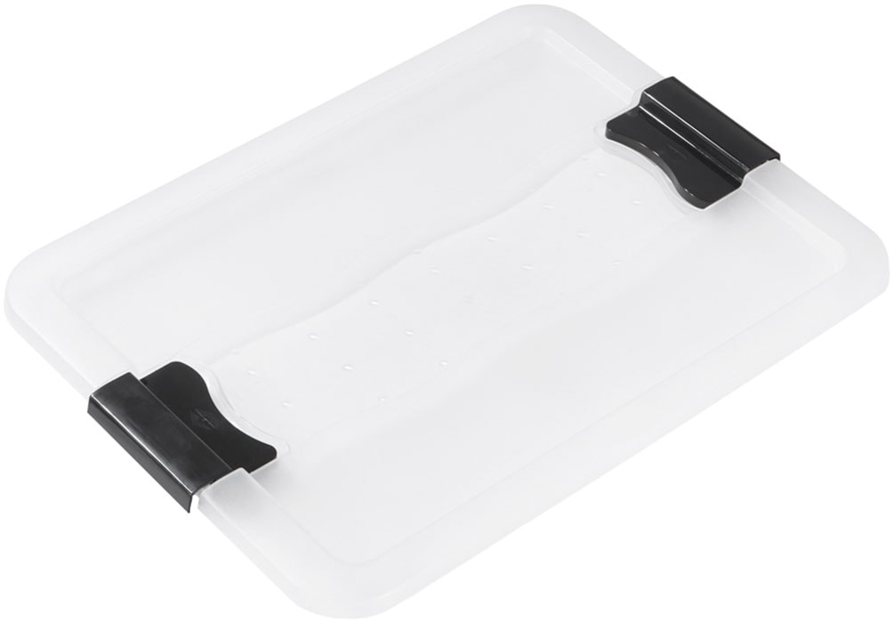 keeeper Aufbewahrungsbox »Cornelia, 6er Set, 7 L, 39,5 x 29,5 x 9,5 cm« durch Clips verschließbar, Griffe am Boden