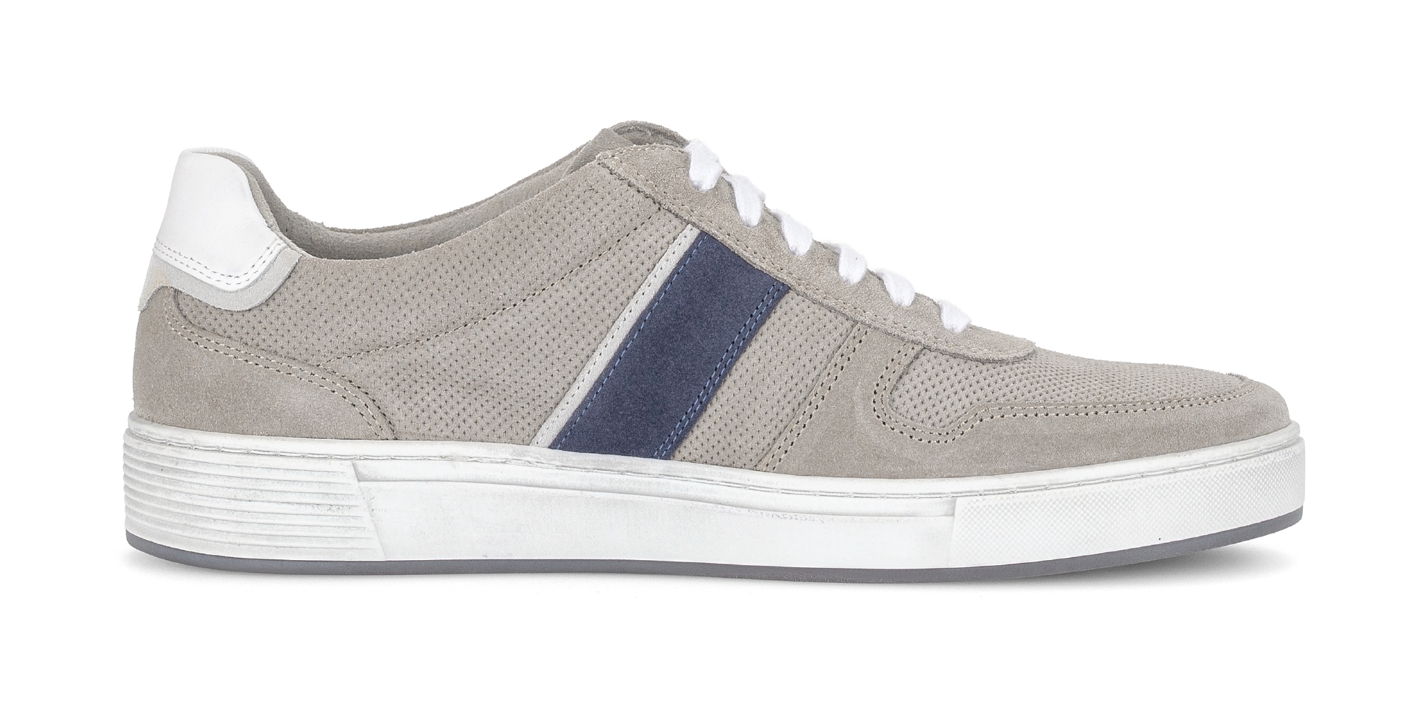 Pius Gabor Sneaker  Freizeitschuh, Halbschuh, Schnürer mit Kontrastbesätze, Weite G