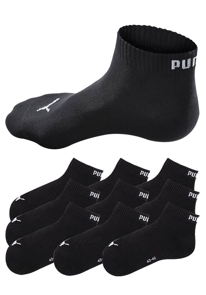 PUMA Kurzsocken, (9er-Pack), mit eingestricktem Markenlogo