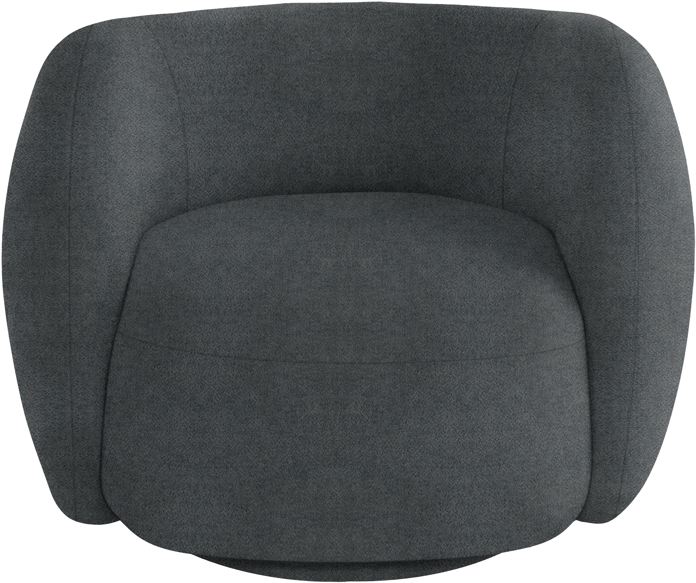 homsy by Ana Johnson Sessel »Pebbla, exklusiver, formschöner Designsessel, Drehsessel« Mit oder ohne Drehfunktion, in Luxus-Microfaser oder Chenille