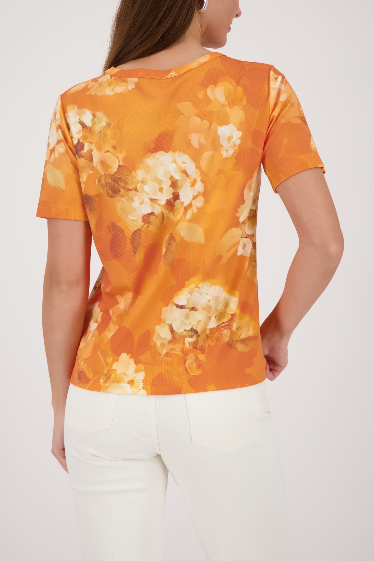 Monari T-Shirt »Blume allover« Regular fit mit Blumenmuster