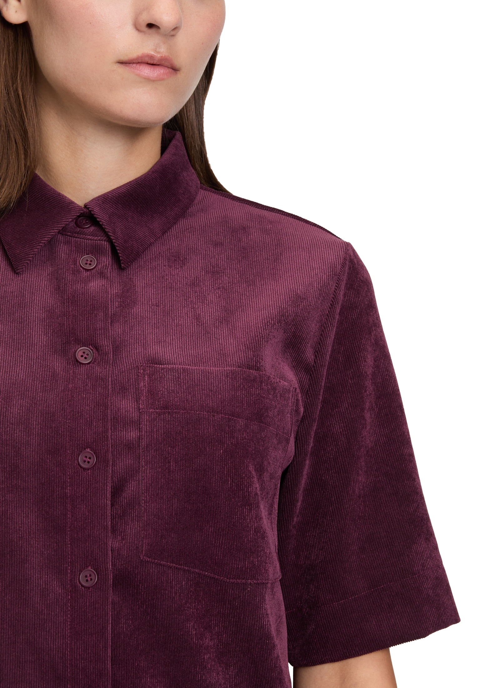 Betty&Co Hemdbluse »Hemdbluse mit aufgesetzten Taschen«