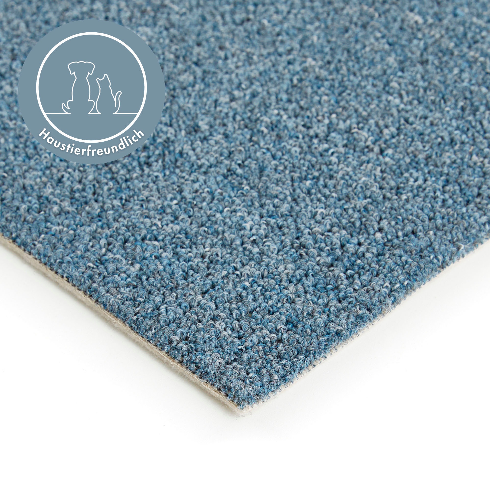 Andiamo Teppichboden »Luton, Feinschlinge, Made in Netherlands«, rechteckig, 6 mm Höhe, meliert, Breite 400 cm oder 500 cm, strapazierfähig & pflegeleicht