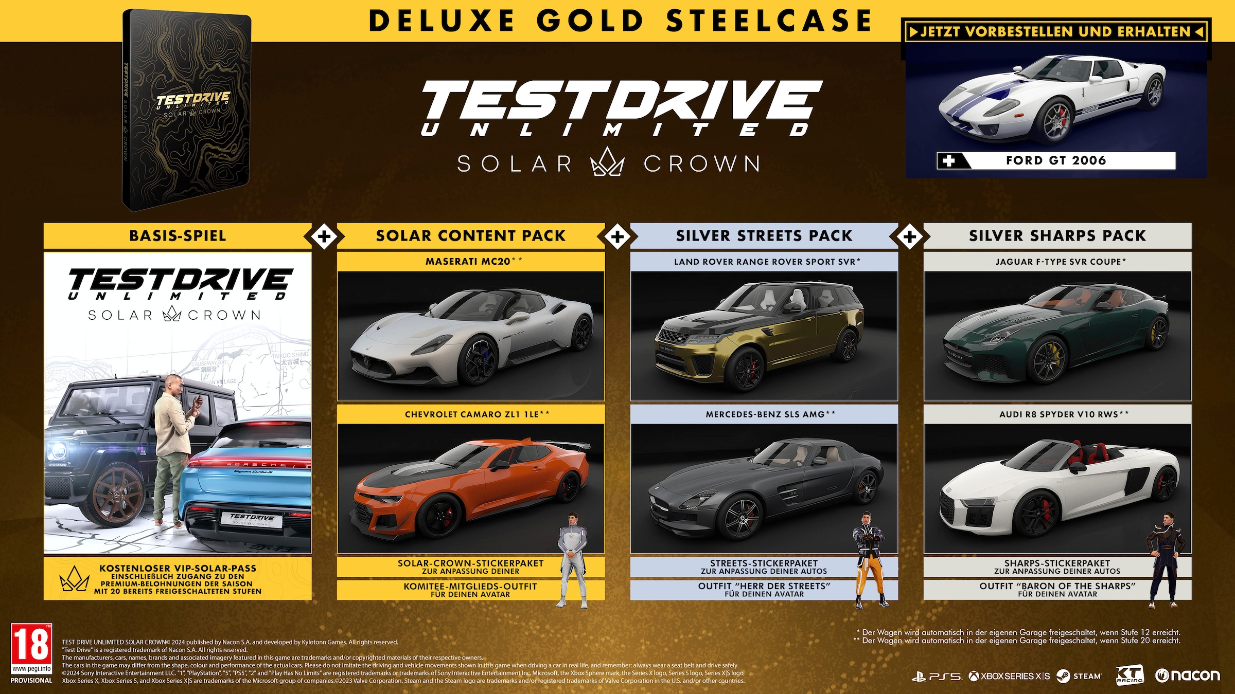 nacon Spielesoftware »Test Drive Unlimited Solar Crown - Deluxe Edition (Xbox)«, Xbox Series X