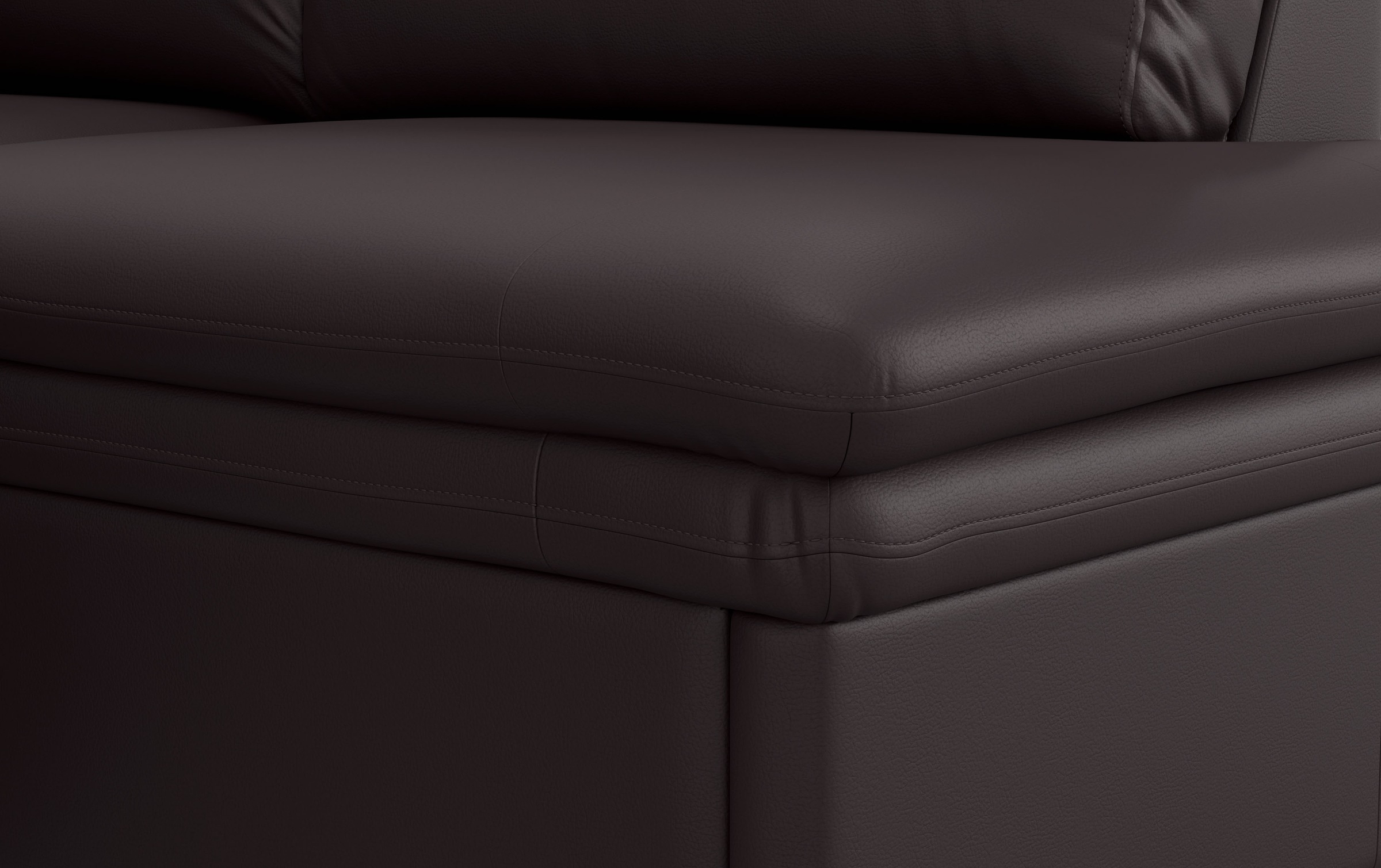 COTTA Ecksofa »Leandra L-Form«, wahlweise mit Bettfunktion & Bettkasten
