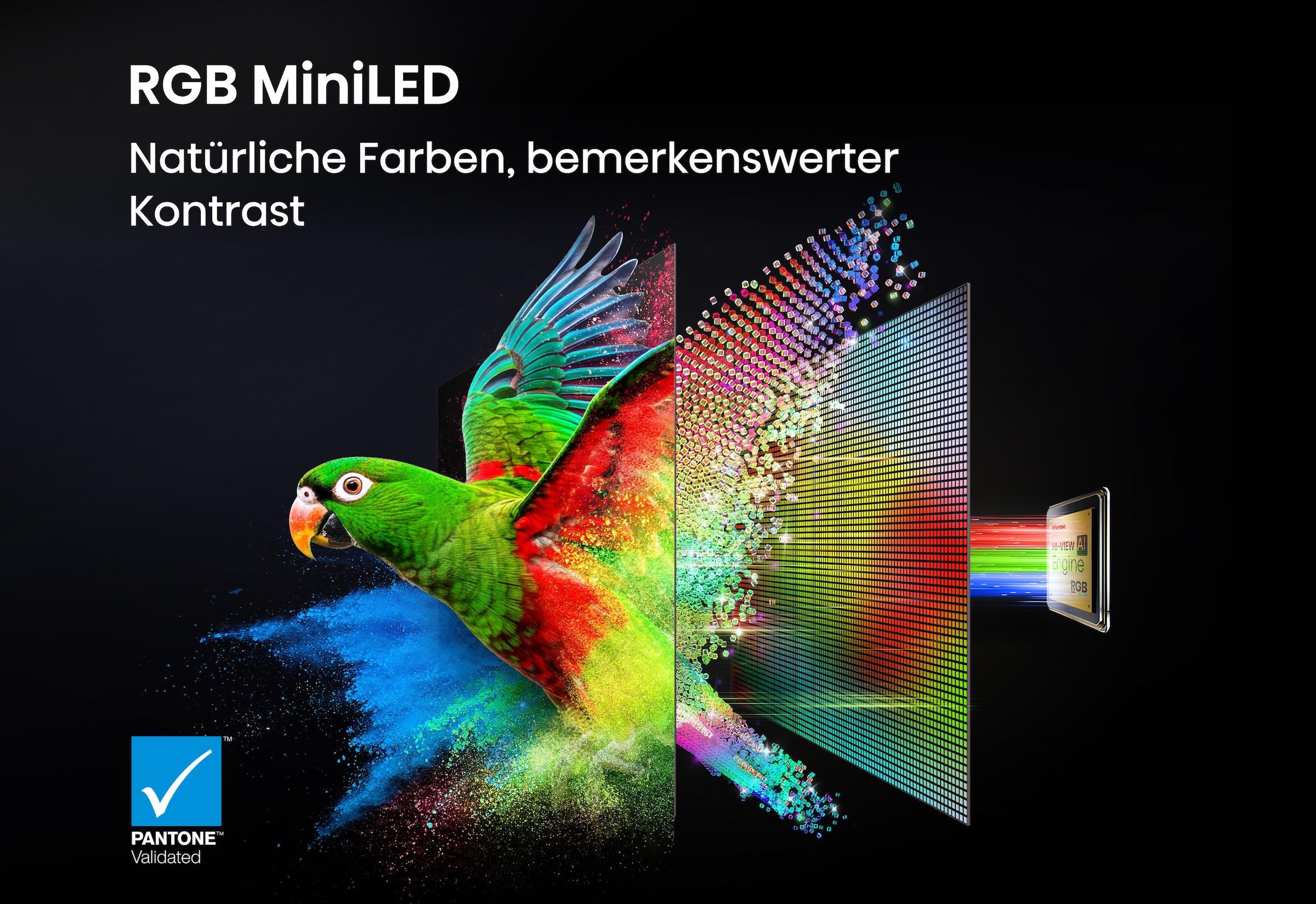Hisense Mini-LED-Fernseher »85UR8DS« 215 cm/85 ″ Smart-TV