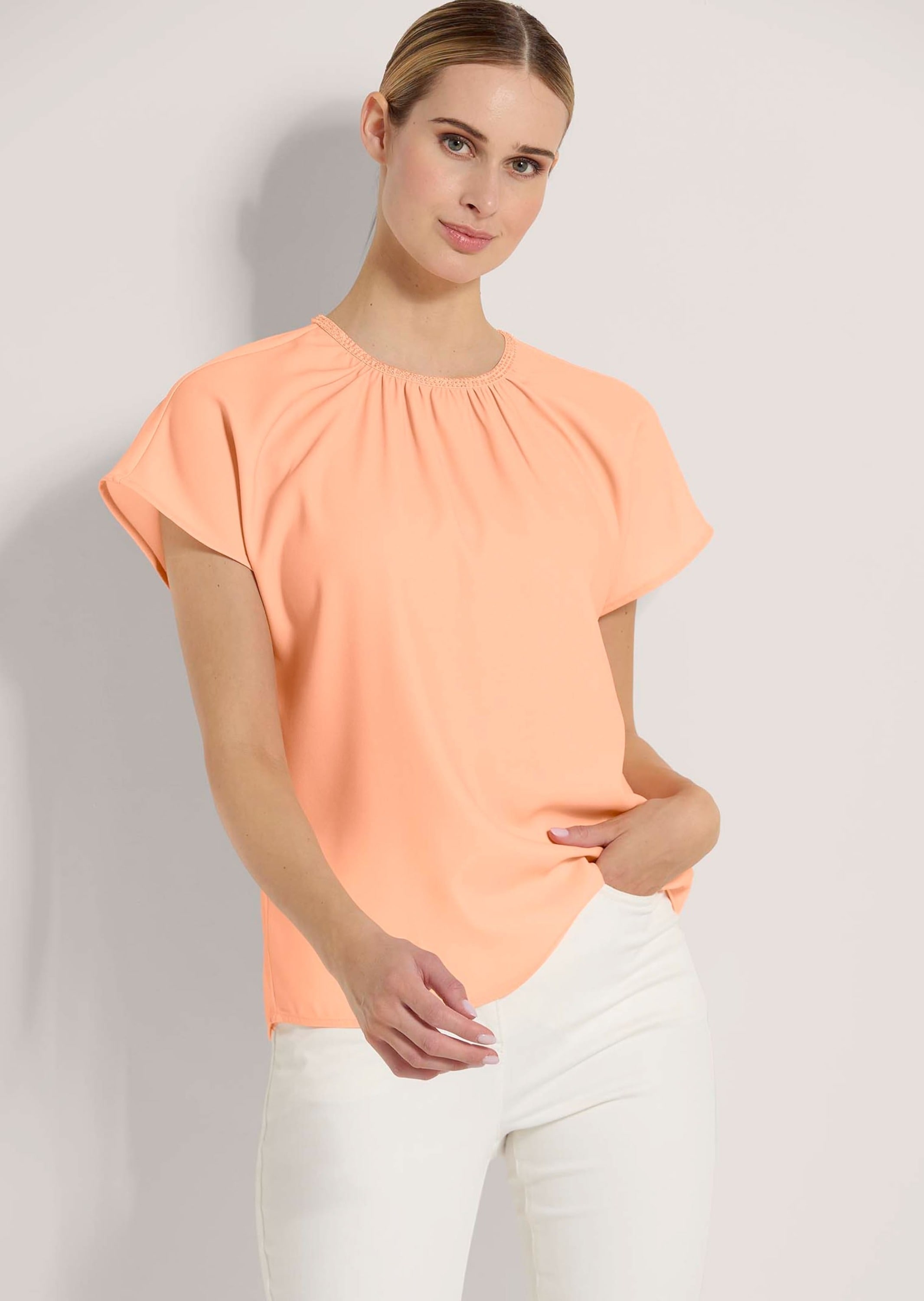 MADELEINE Shirtbluse »Blusenshirt Blusenshirt mit Glanz-Akzent«
