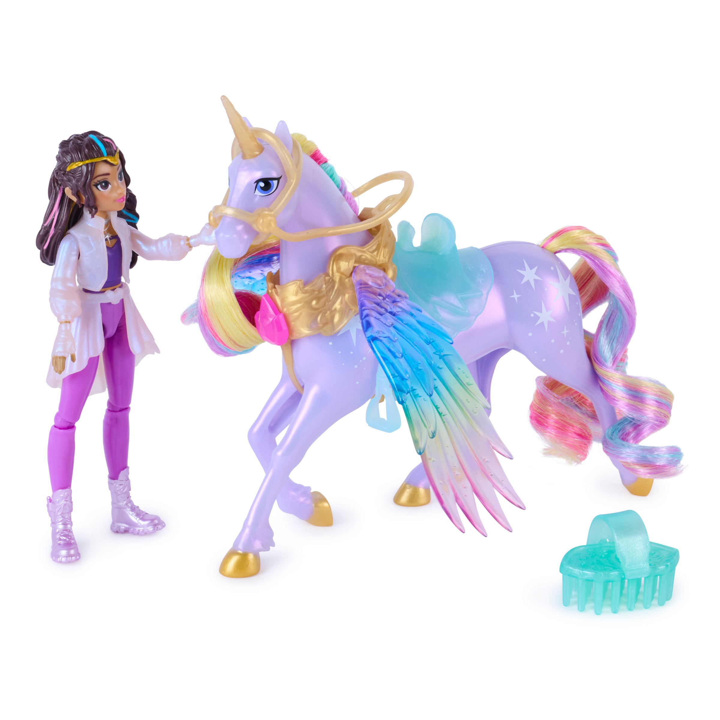Spin Master Anziehpuppe »Unicorn Academy - Wing Magic Sophia und Wildstar Spielset«