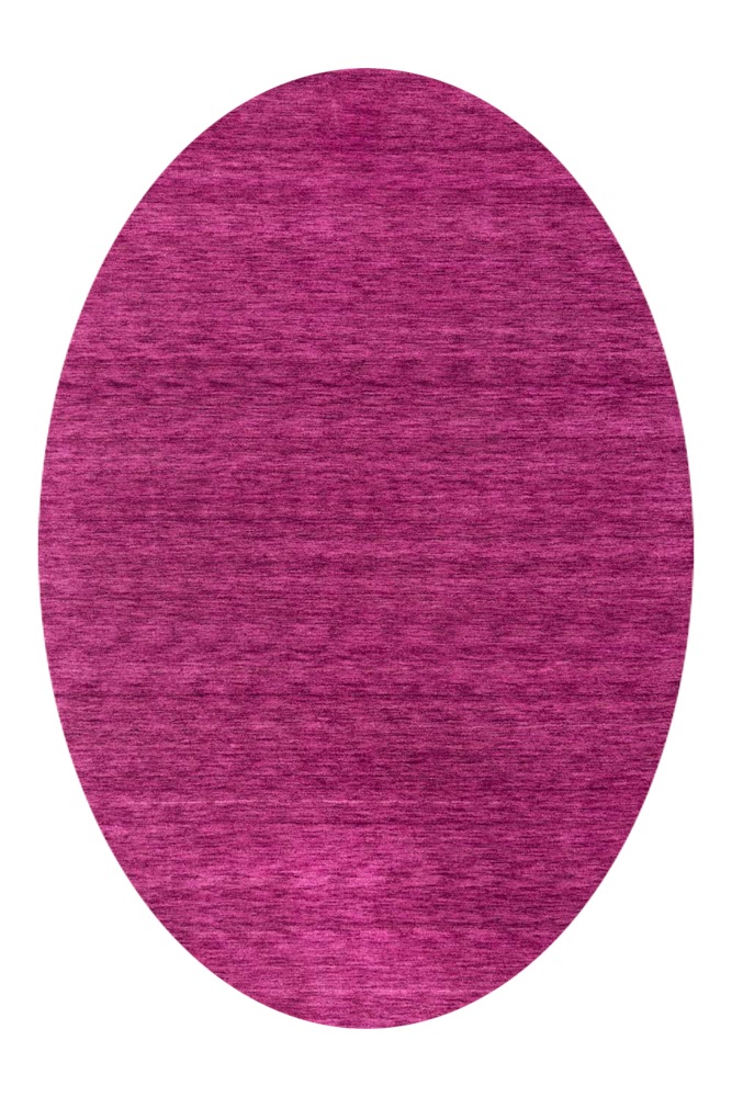 morgenland Wollteppich »Uni - Gabbeh Teppich - Softy«, oval, 1,6 mm Höhe, Gabbeh Optik, Uni Farben, reine Wolle, sehr weicher Flor, Wohnzimmer