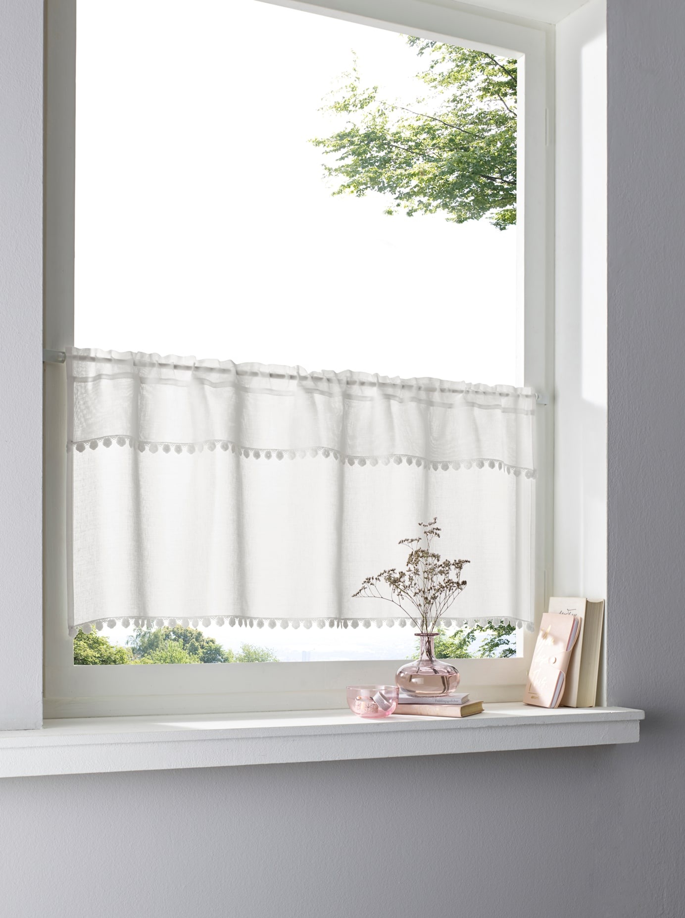 heine home Querbehang Stangendurchzug 1 Stk. tlg.