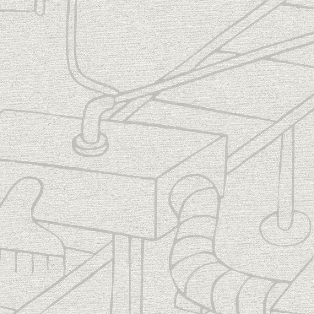 Komar Fototapete »Vlies Fototapete - Doodle Factory - Größe 200 x 250 cm« Motiv | bedruckt glatt
