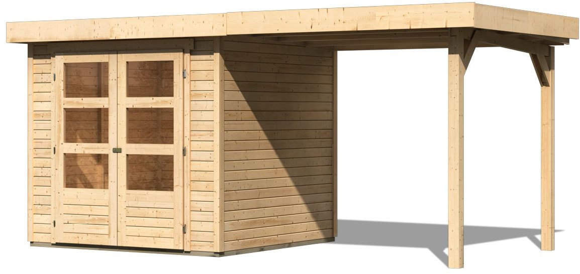 KONIFERA Gartenhaus »Nikulai 2« inkl. Anbaudach