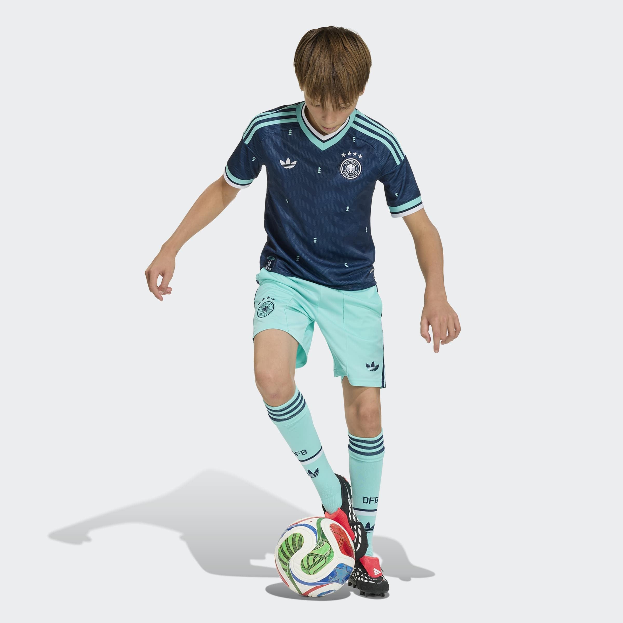 adidas Performance Fußballtrikot »DEUTSCHLAND 26 KIDS AUSWÄRTSTRIKOT« WM Trikot, DFB, Away 26