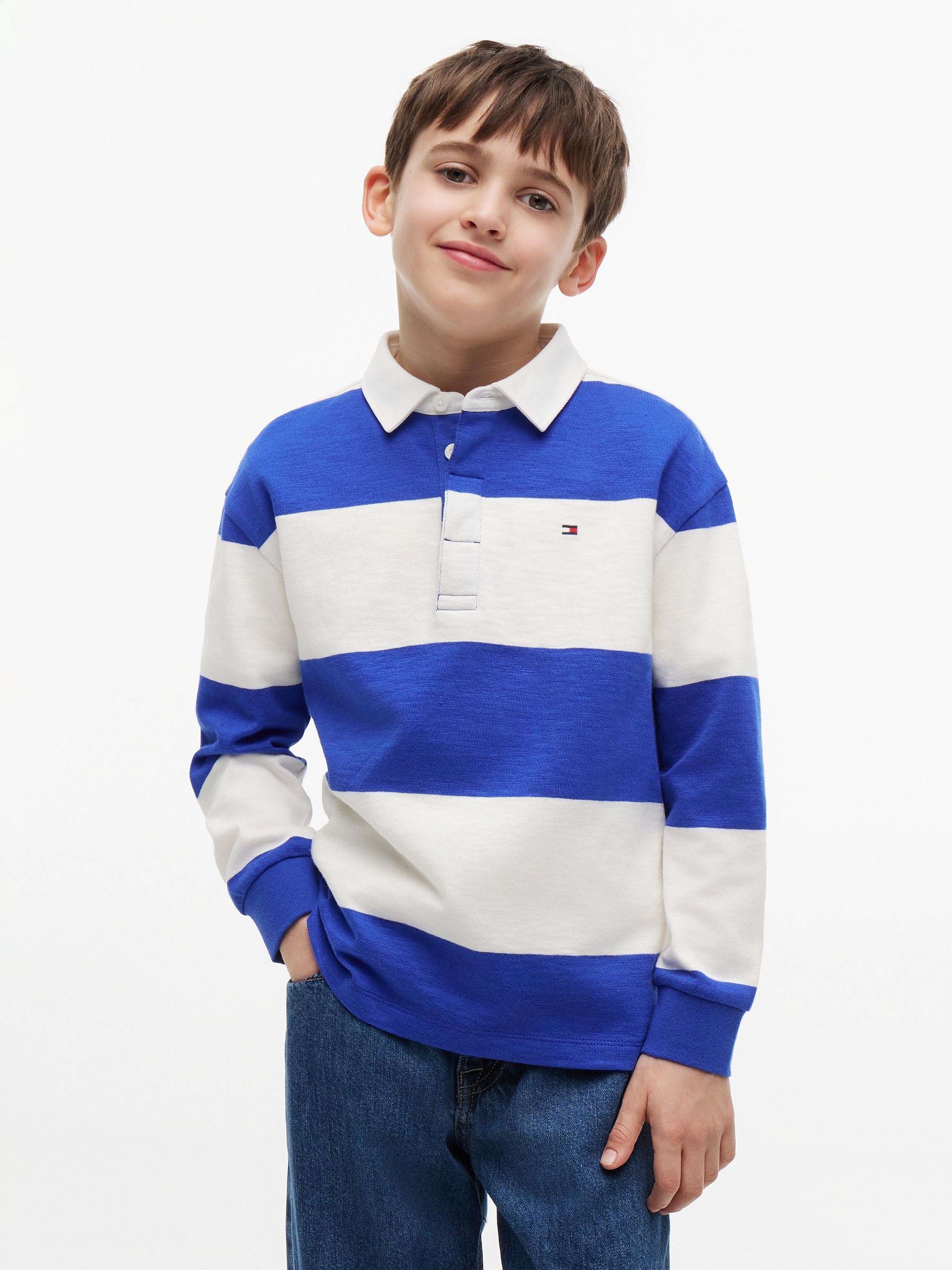 Tommy Hilfiger Langarm-Poloshirt Kinder bis 16 Jahre