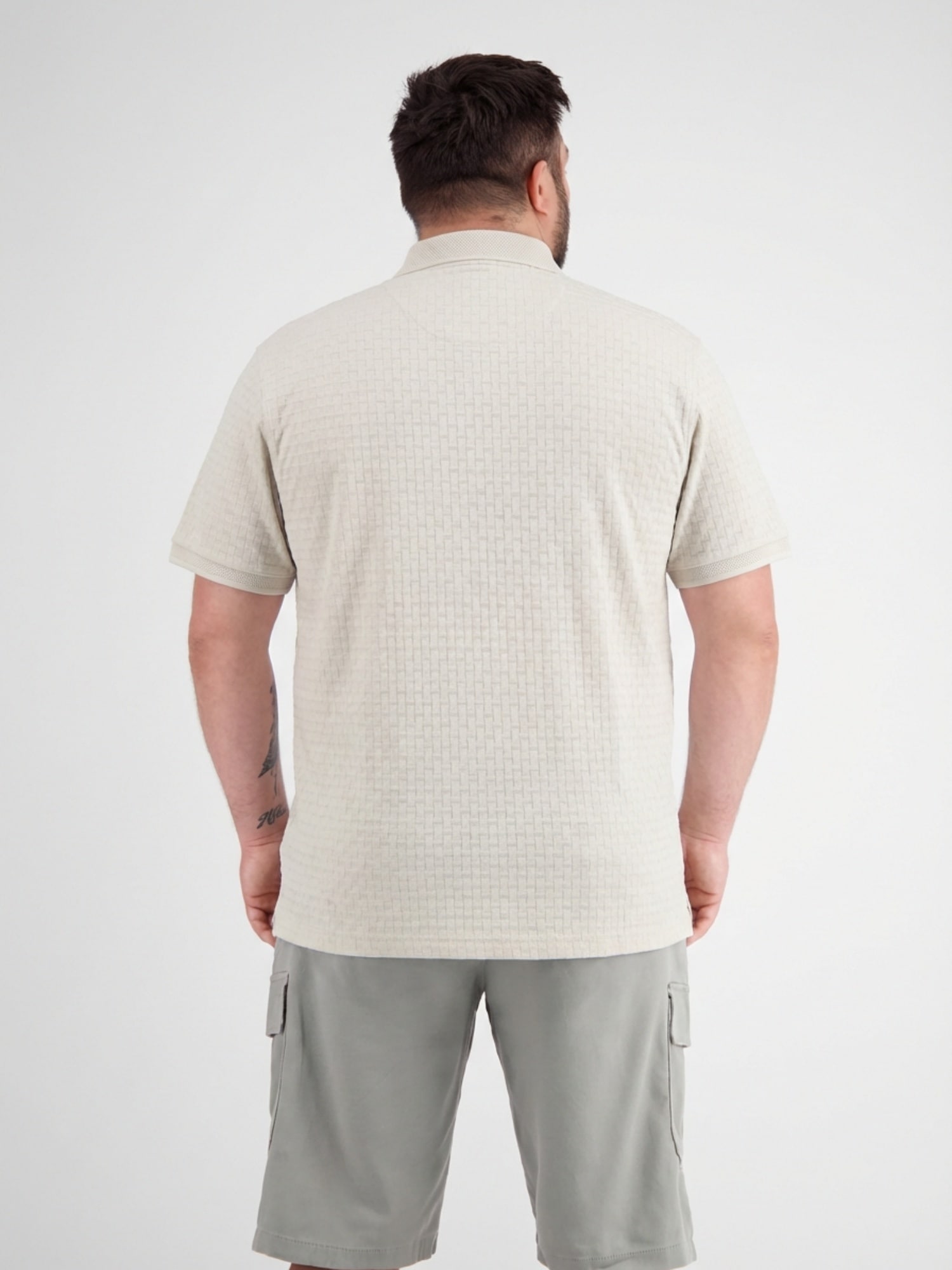 LERROS Poloshirt »Poloshirt mit Reißverschlusskragen, grosse Größen«