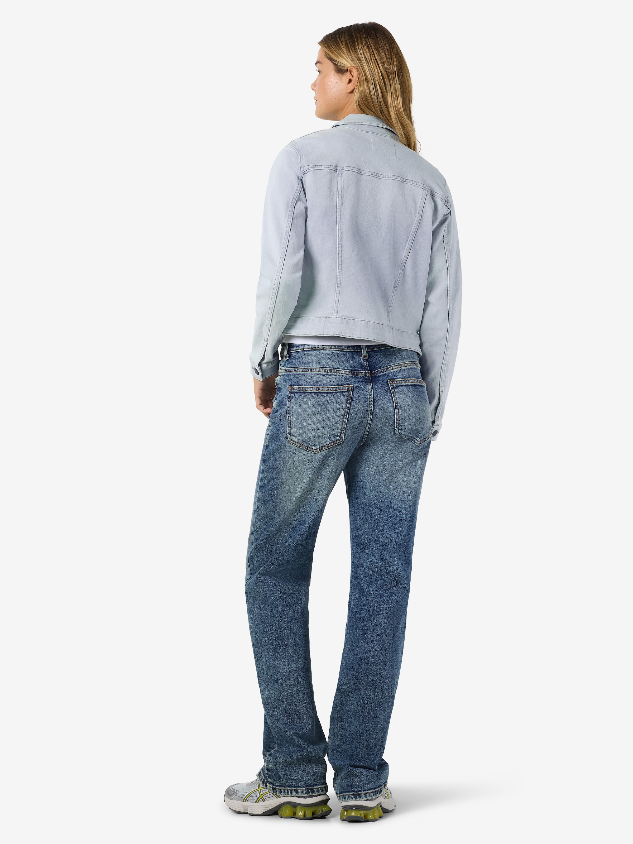 Noisy may Jeansjacke »NMDEBRA L/S DENIM JACKET LB NOOS« ohne Kapuze