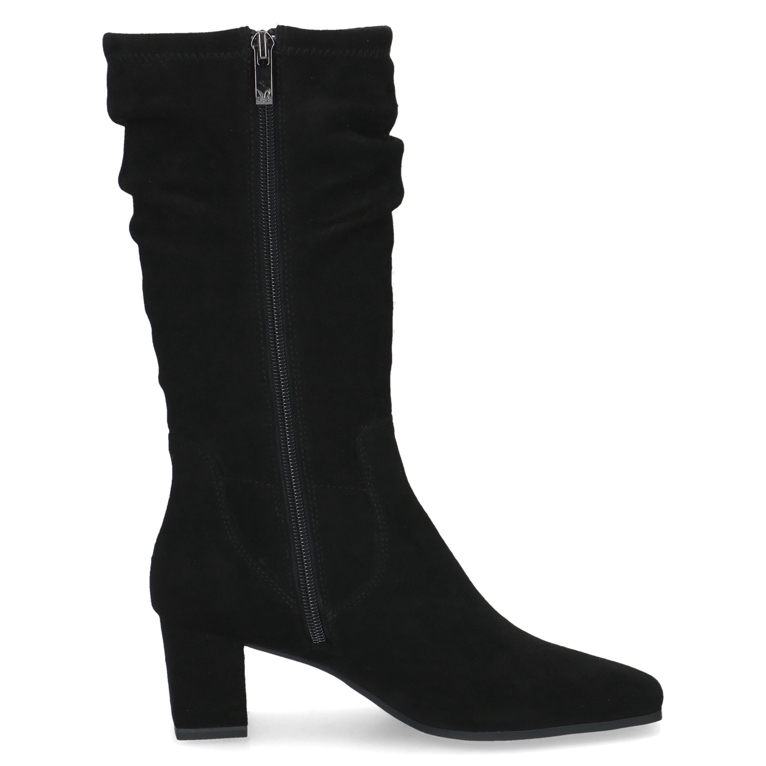 Caprice Stiefel  Blockabsatz, Langschaftstiefel mit slouchy Falten am Schaft