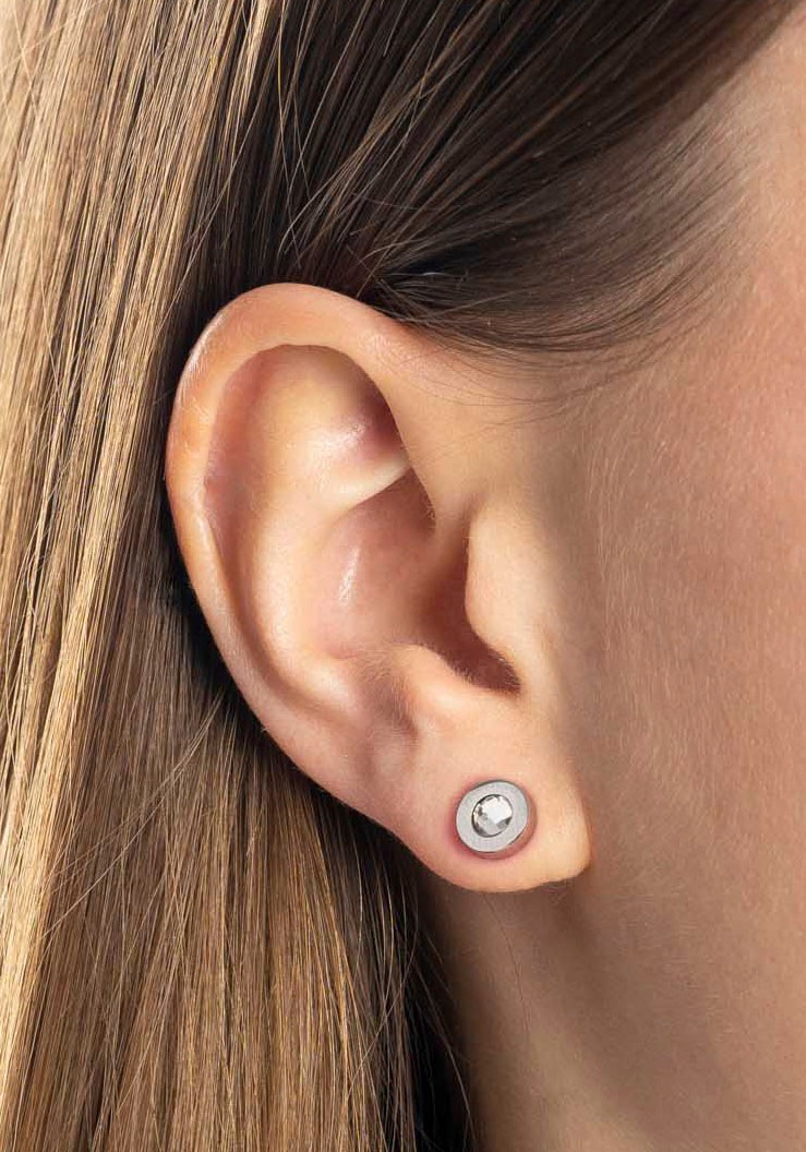LEONARDO Paar Ohrstecker »Isa Sommer Special, 022873, 022875, 022877, 023398«, mit Glasstein