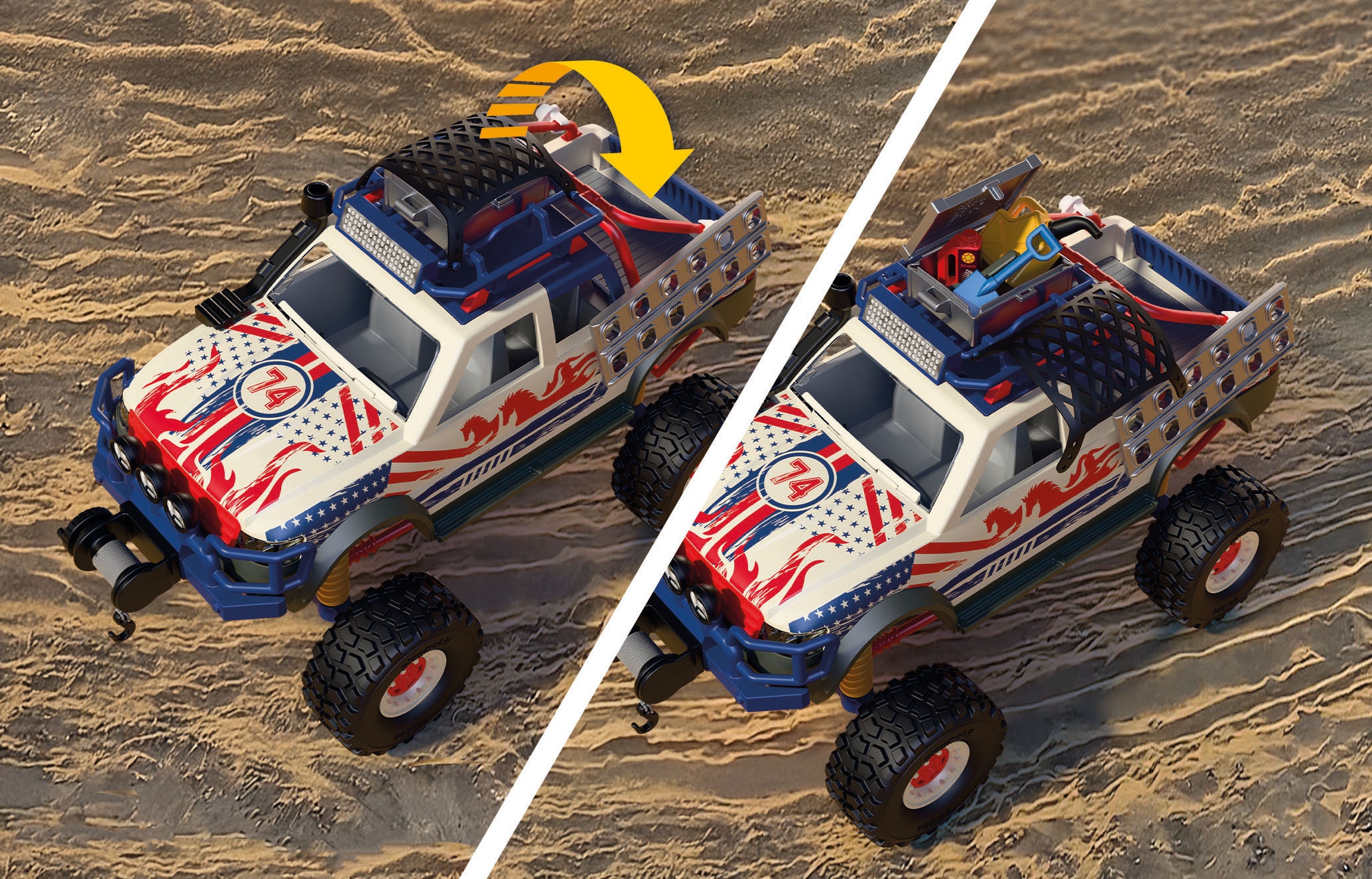 Playmobil® Konstruktions-Spielset »Offroad Truck (72061), City Action« Made in Europe