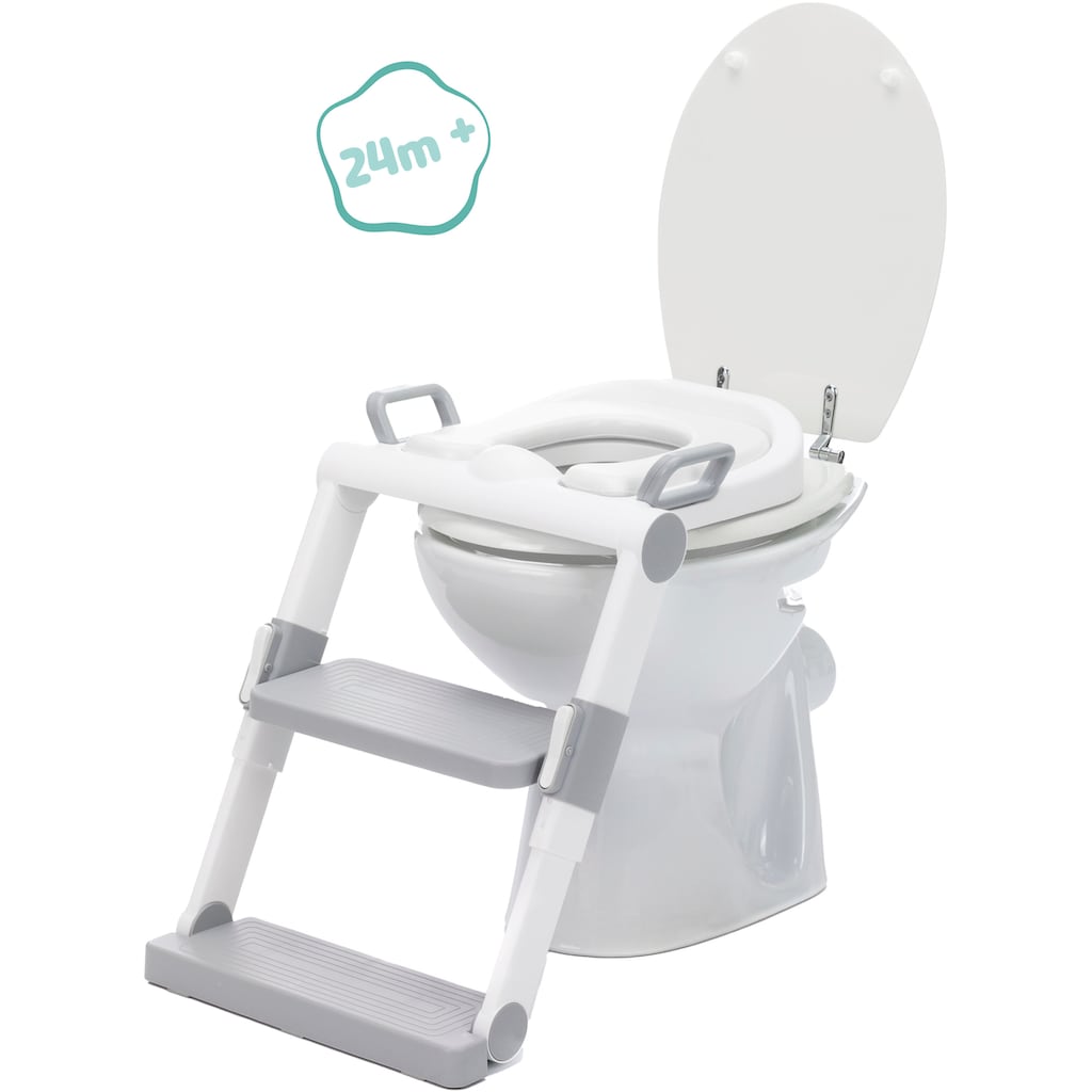 Fillikid Toilettentrainer »Toilet-Trainer, weiß/grau«