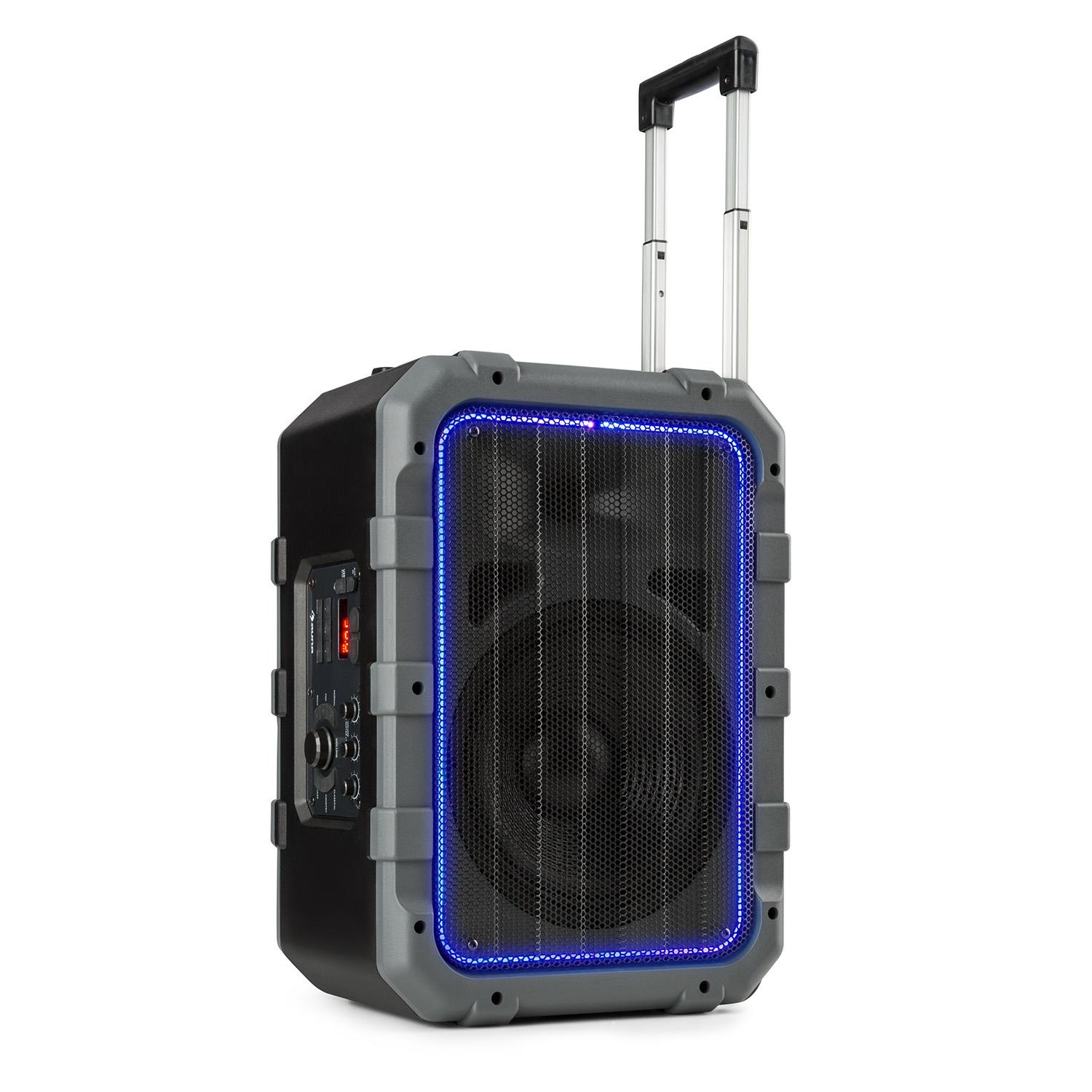 Auna auna Spencer Mobiler PA-Lautsprecher 60W BT wasserfest nach IPX4