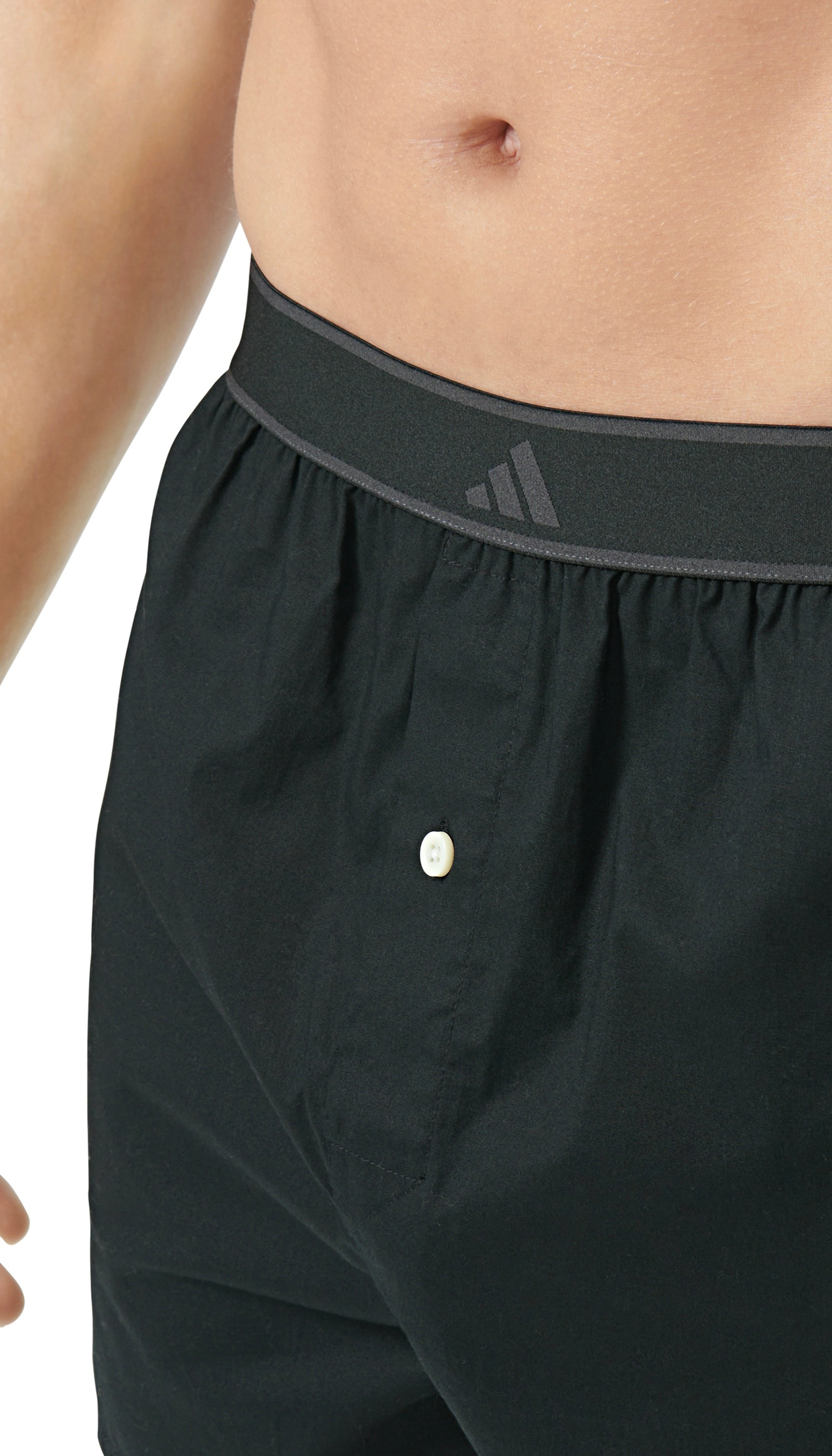 adidas Sportswear Webboxer »Active Woven«, (2er Pack), Lockere Passform, Knopfleiste